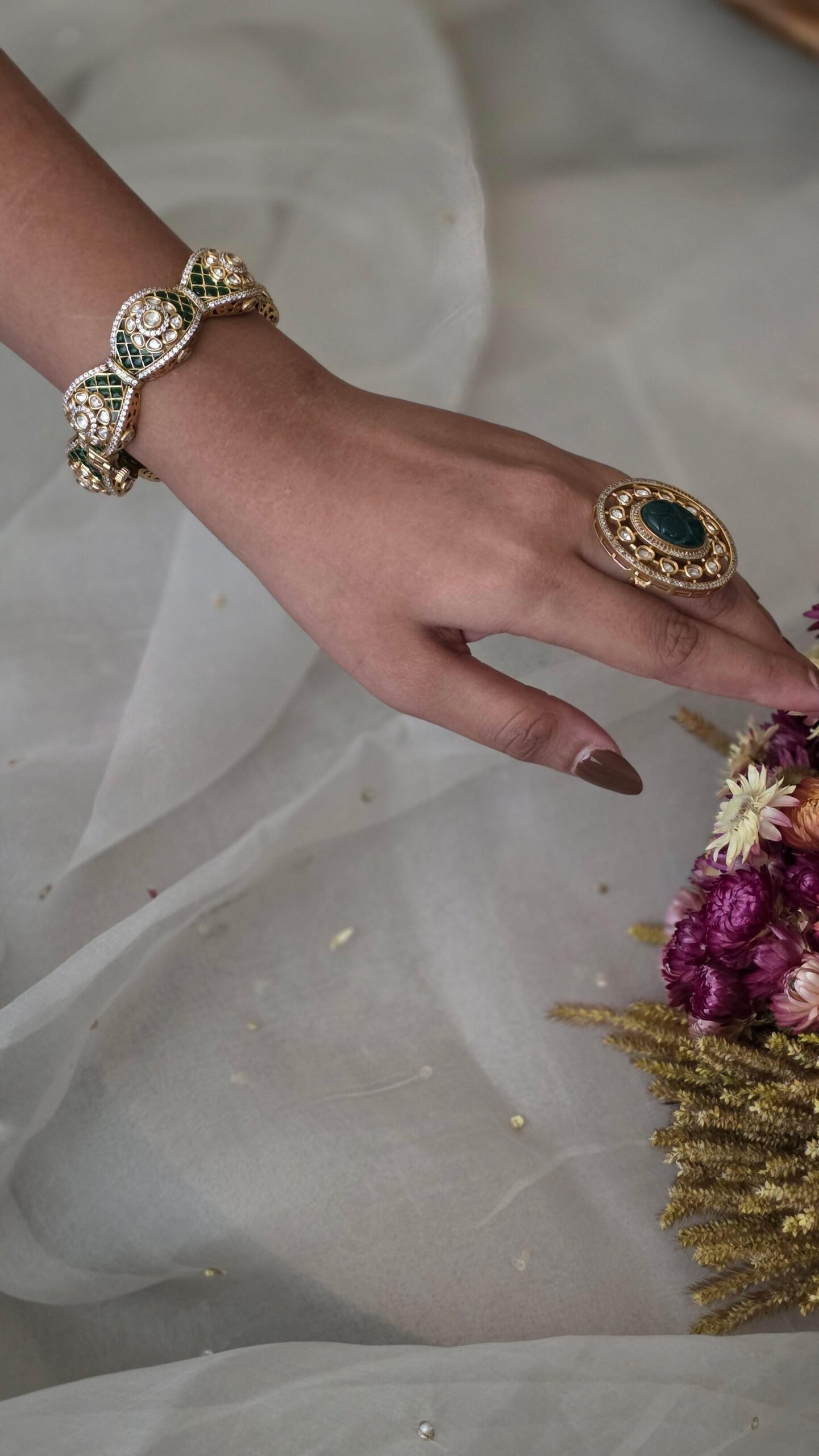 Eshani openable meenakari bangles Thumbnail