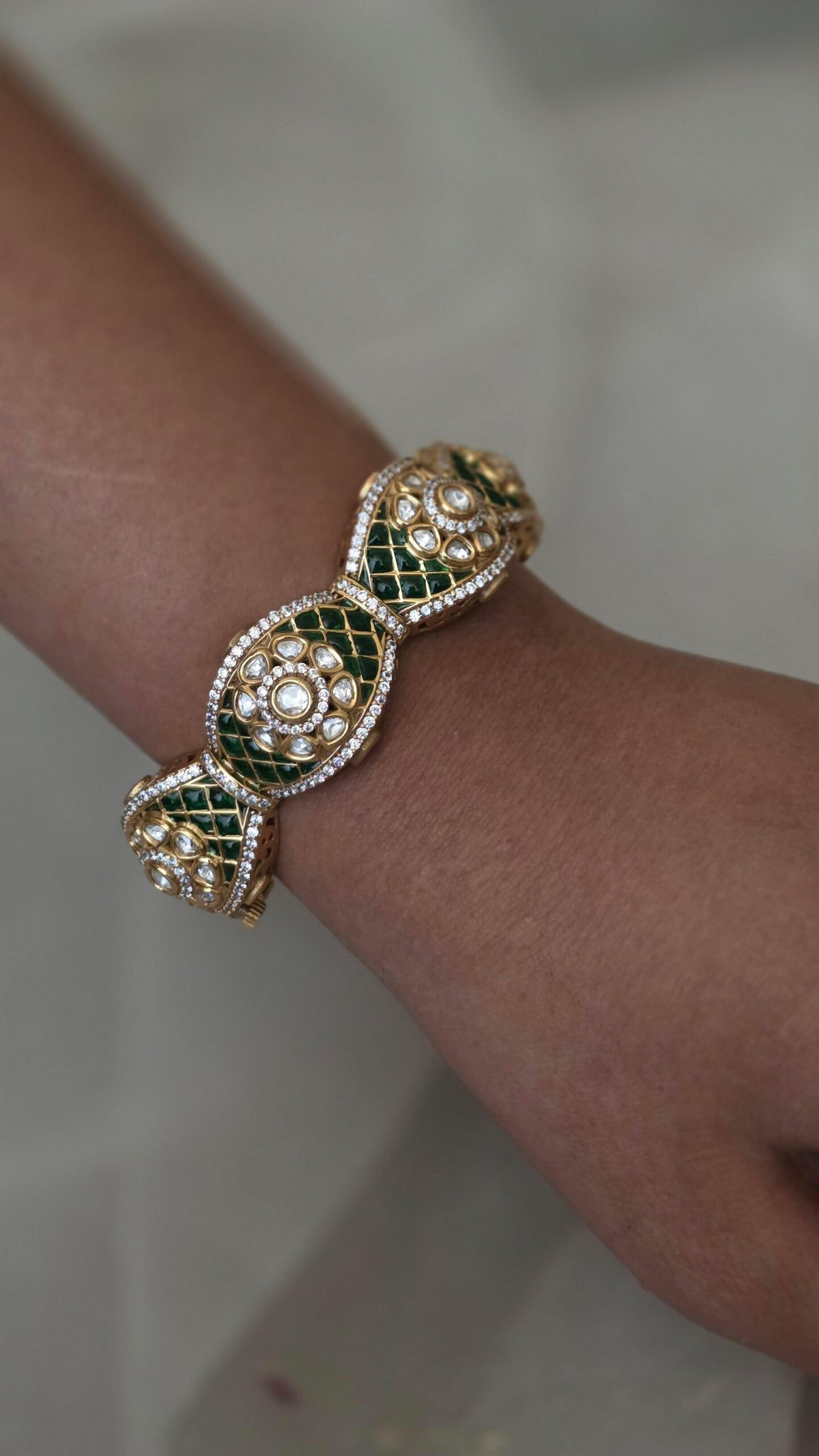 Eshani openable meenakari bangles Thumbnail