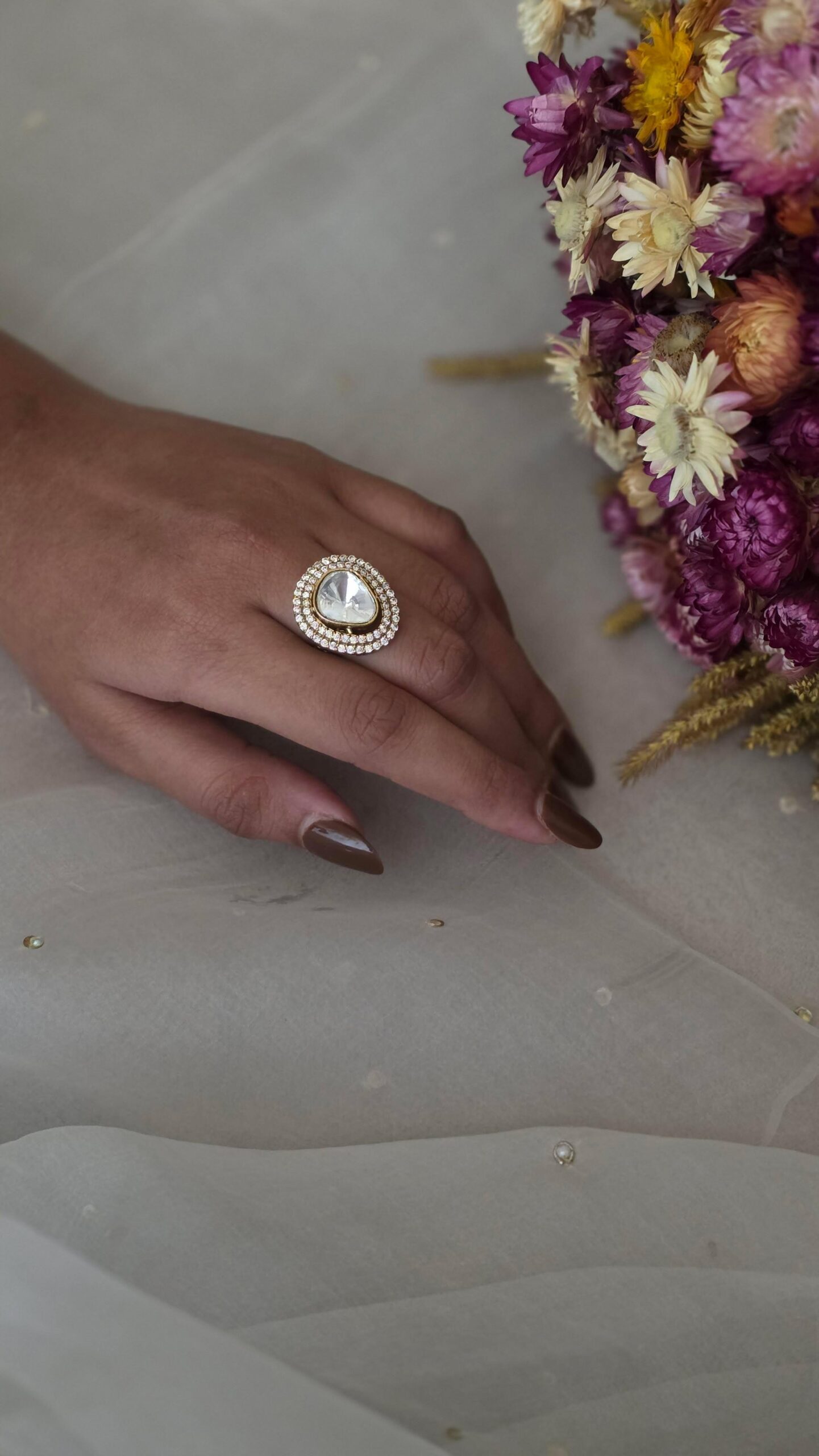 Aster Polki Ring Thumbnail
