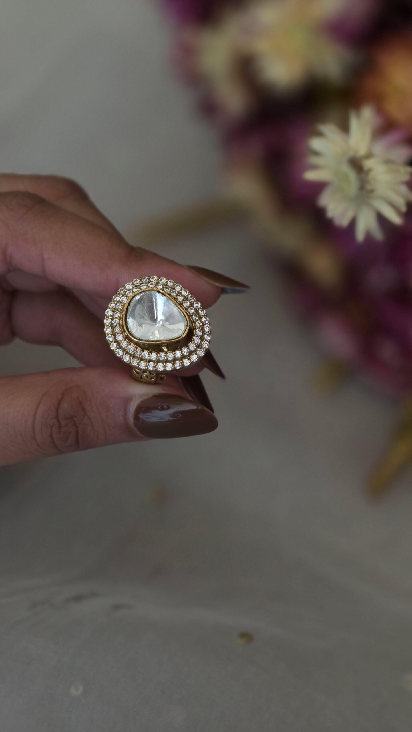 Aster Polki Ring Thumbnail