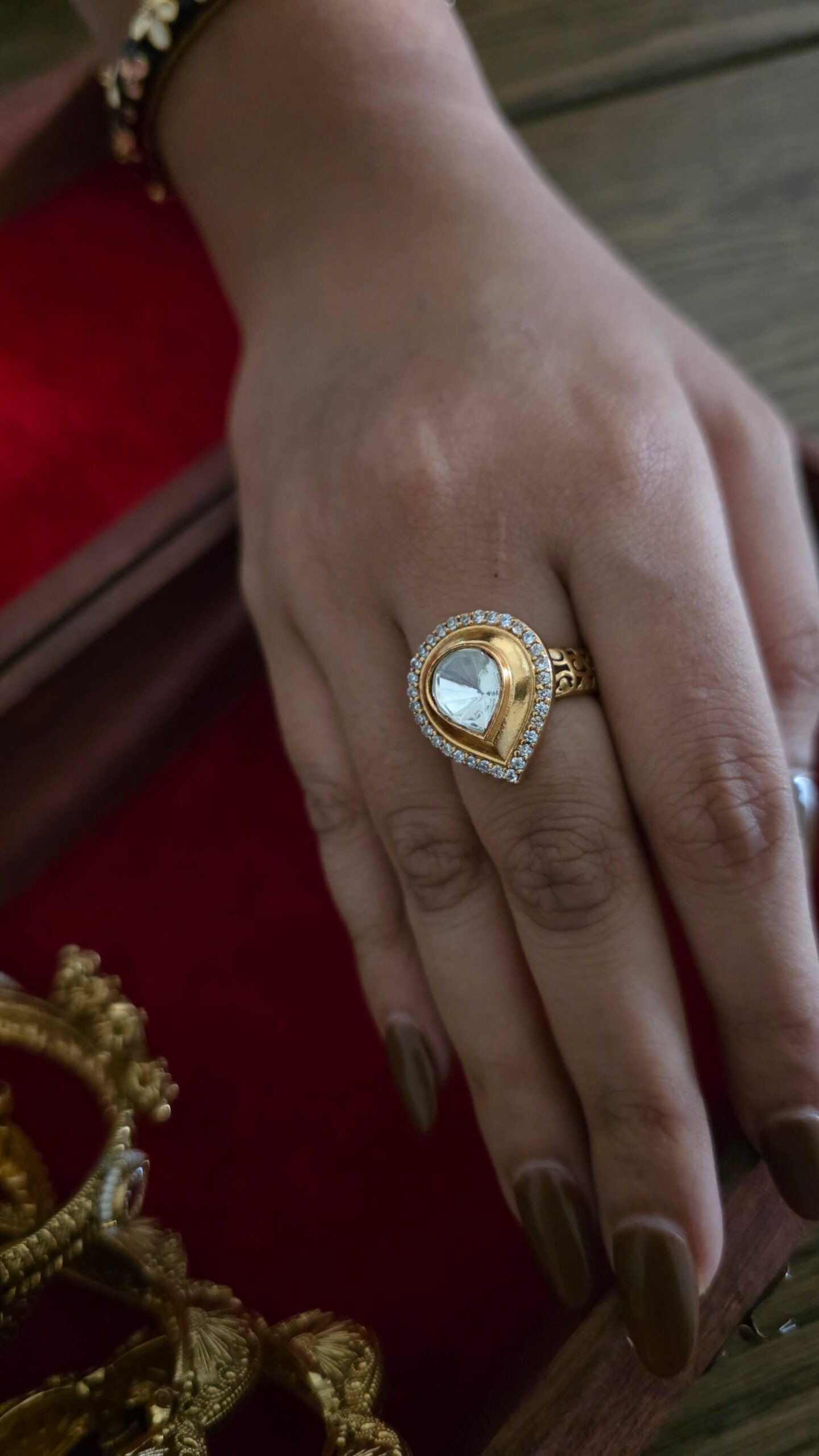 Ketki Polki Ring Thumbnail