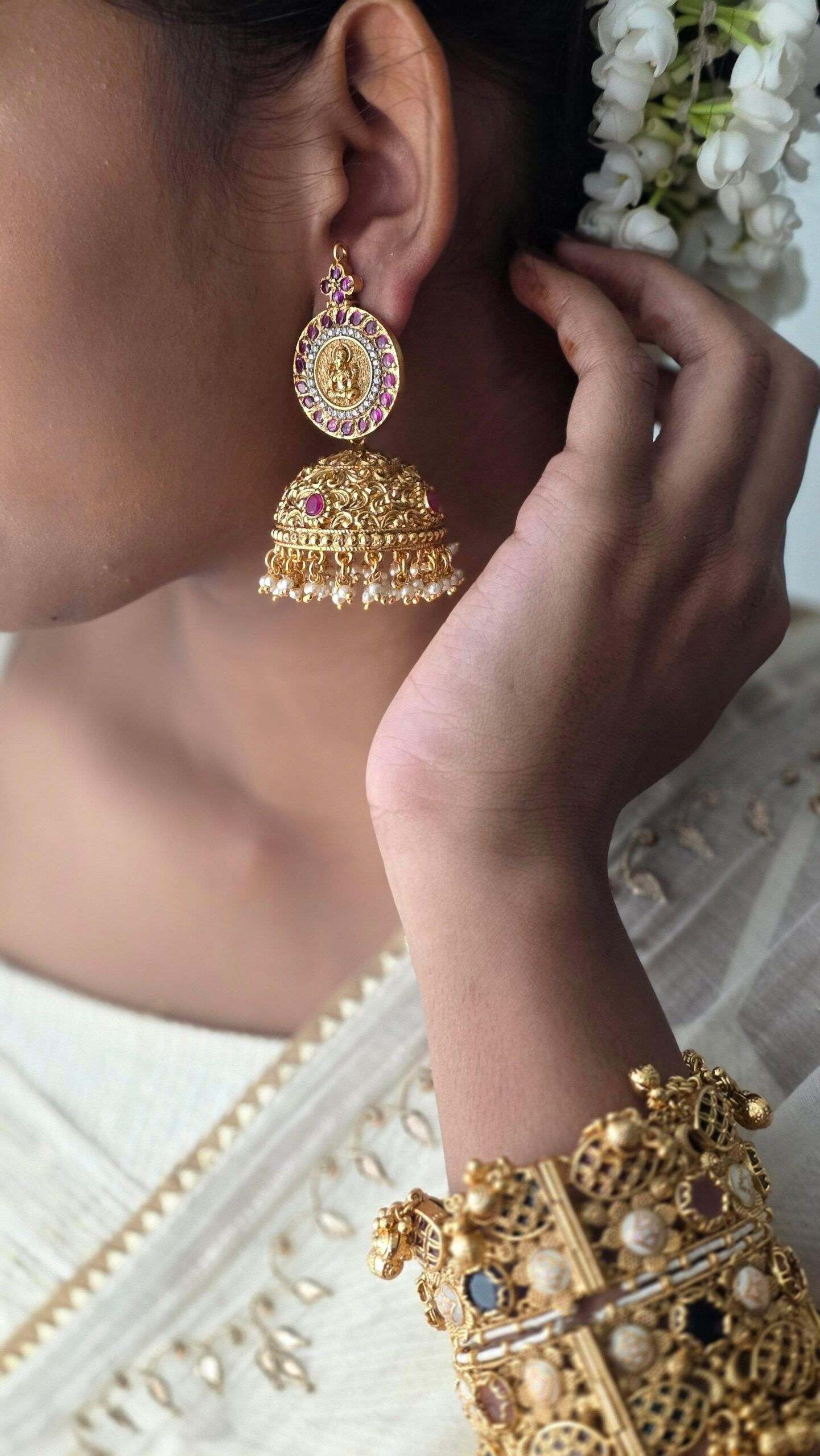 Chitra handcrafted jhumki Thumbnail