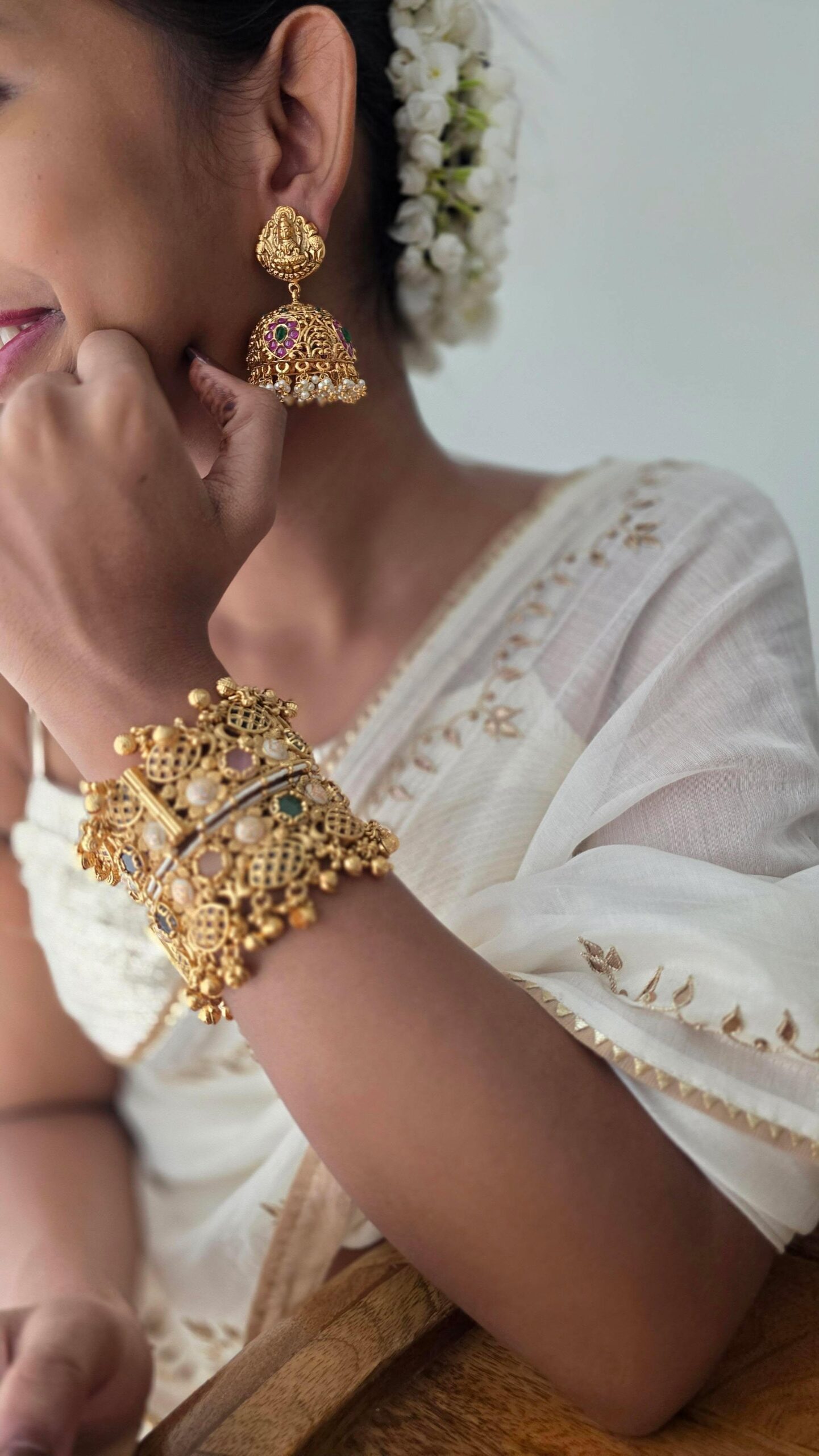 Tvisha handcrafted jhumki Thumbnail