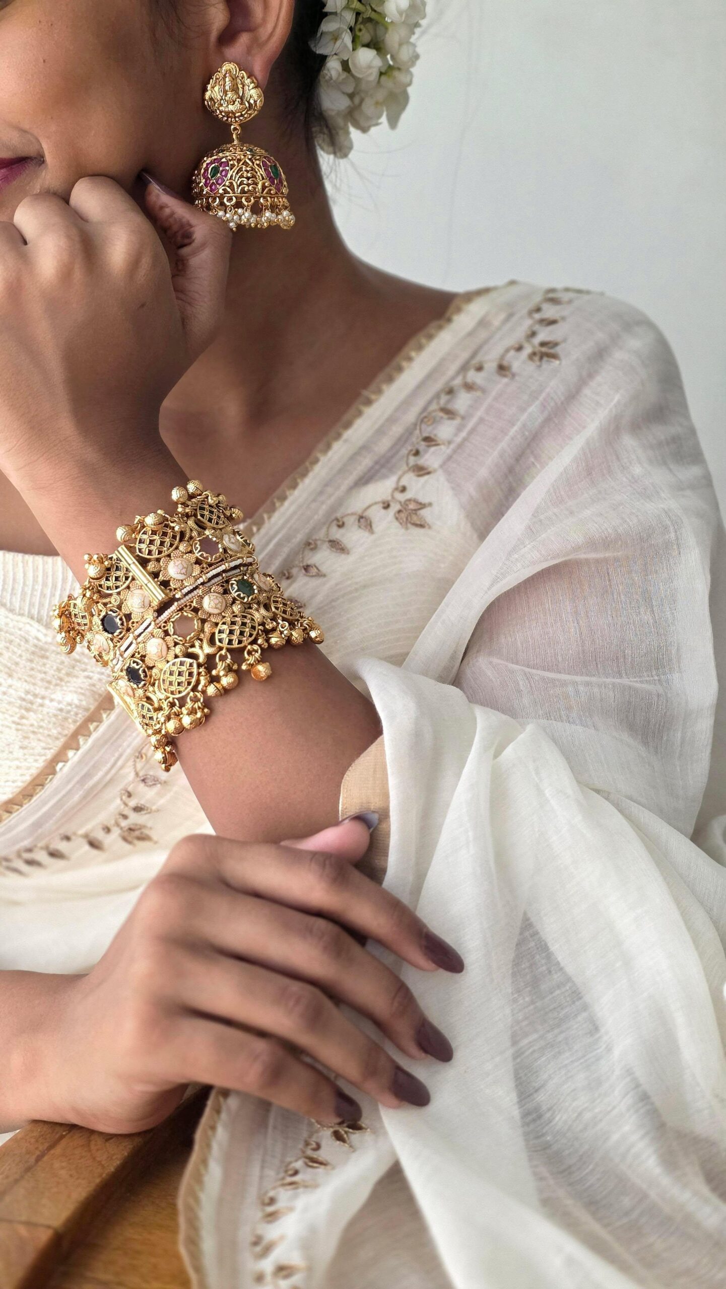 Tvisha handcrafted jhumki Thumbnail