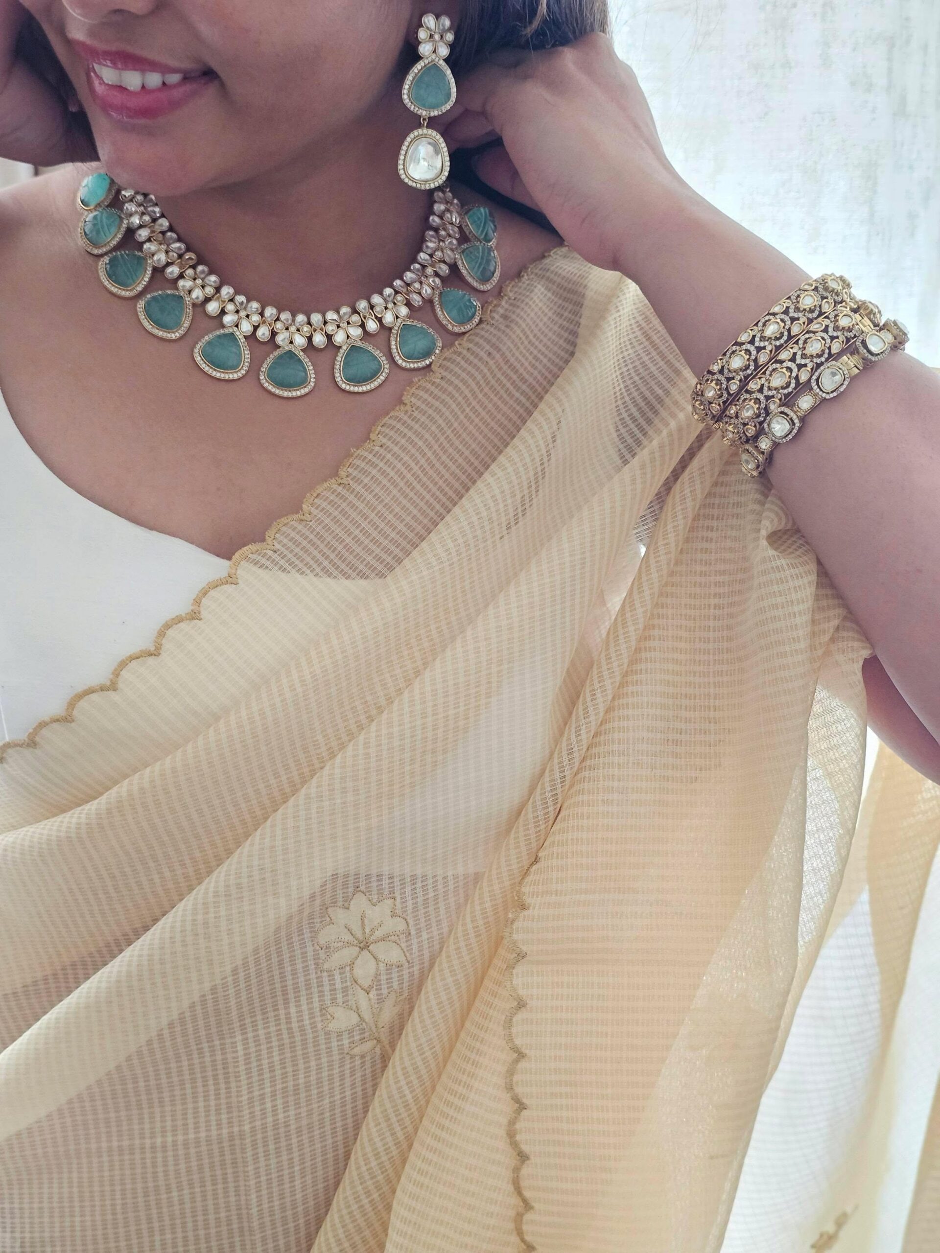 Solene polki necklace Thumbnail