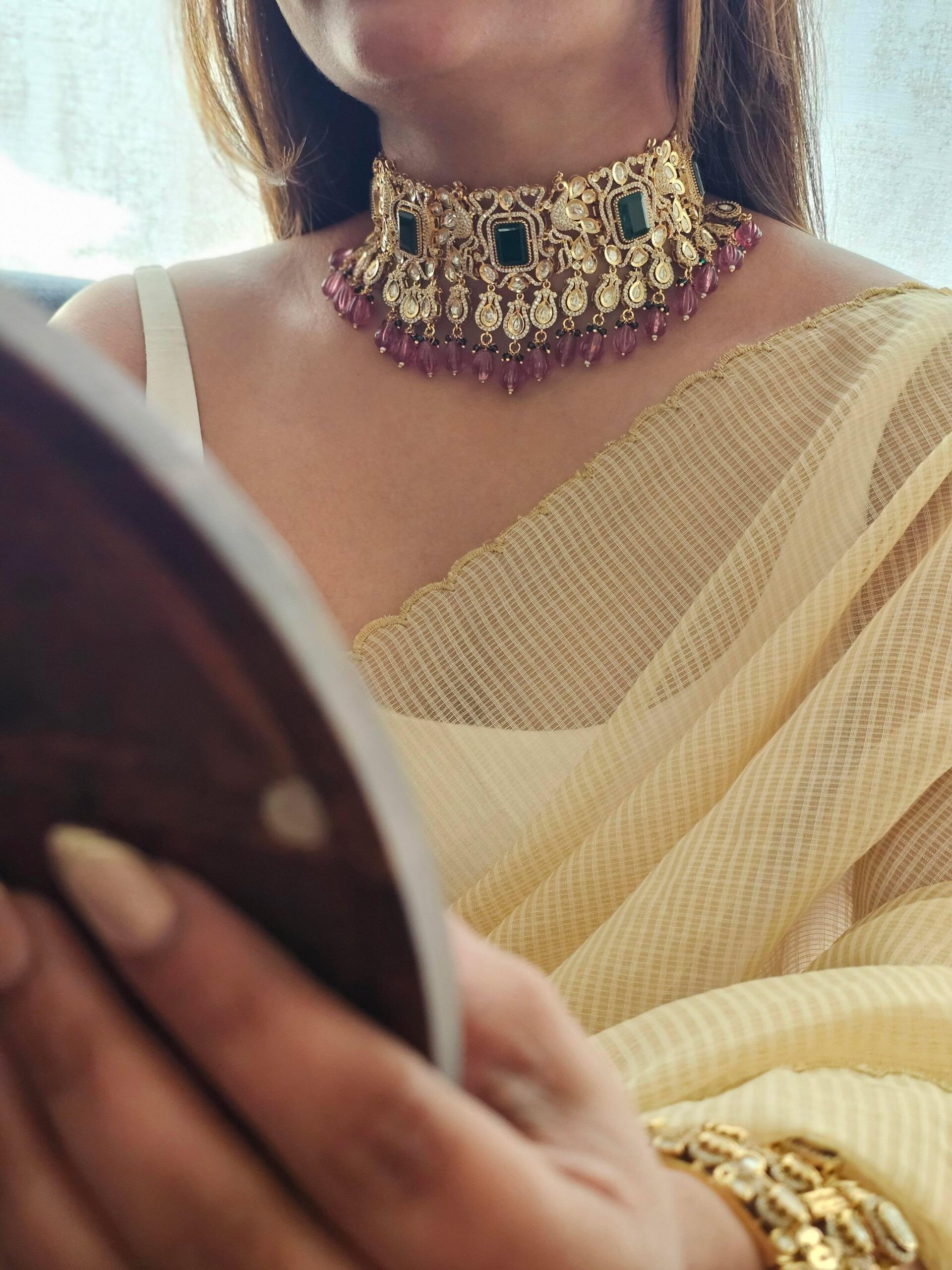 Mayur Zari Necklace Thumbnail