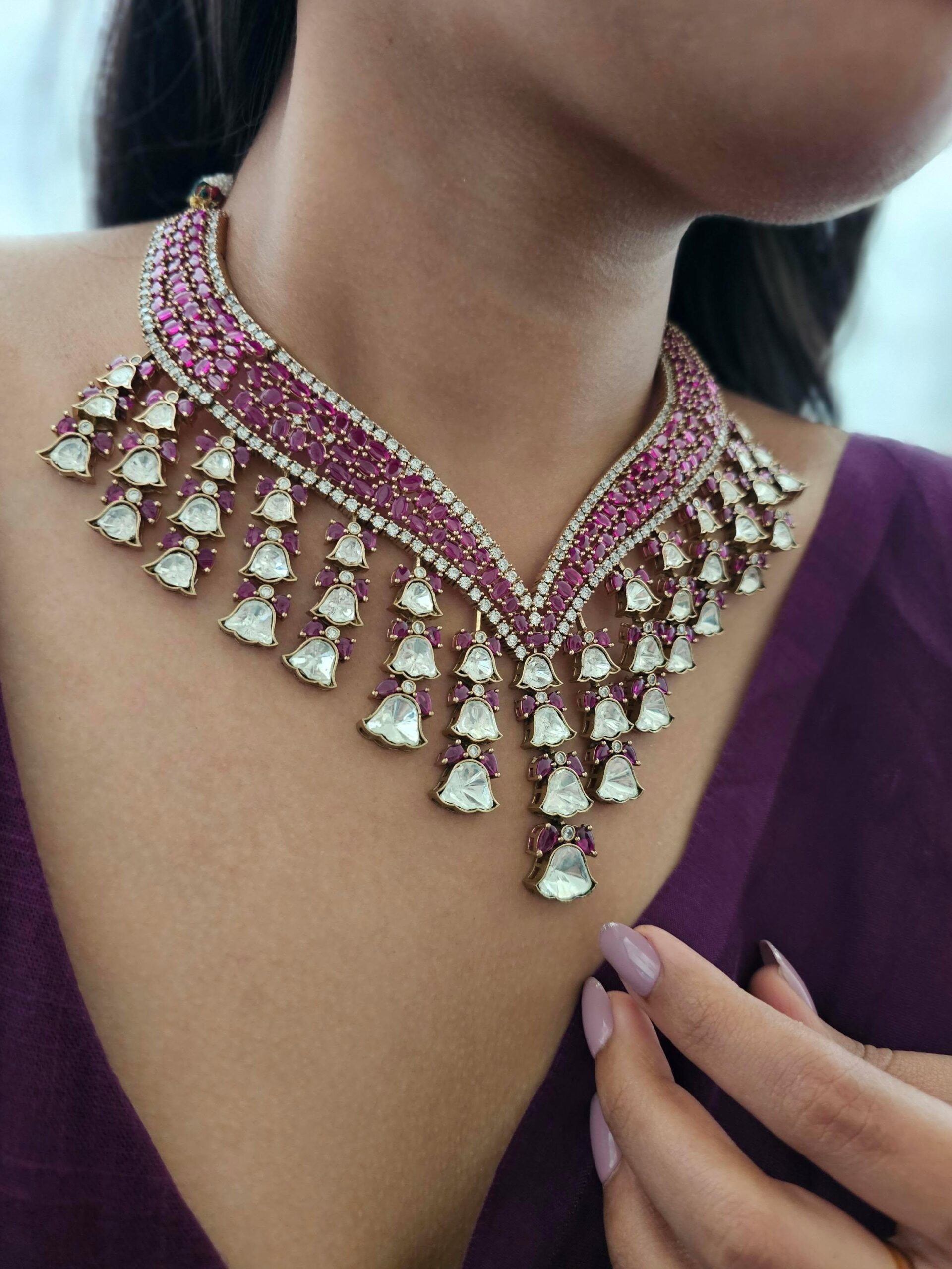 Nazariya Polki Necklace Thumbnail