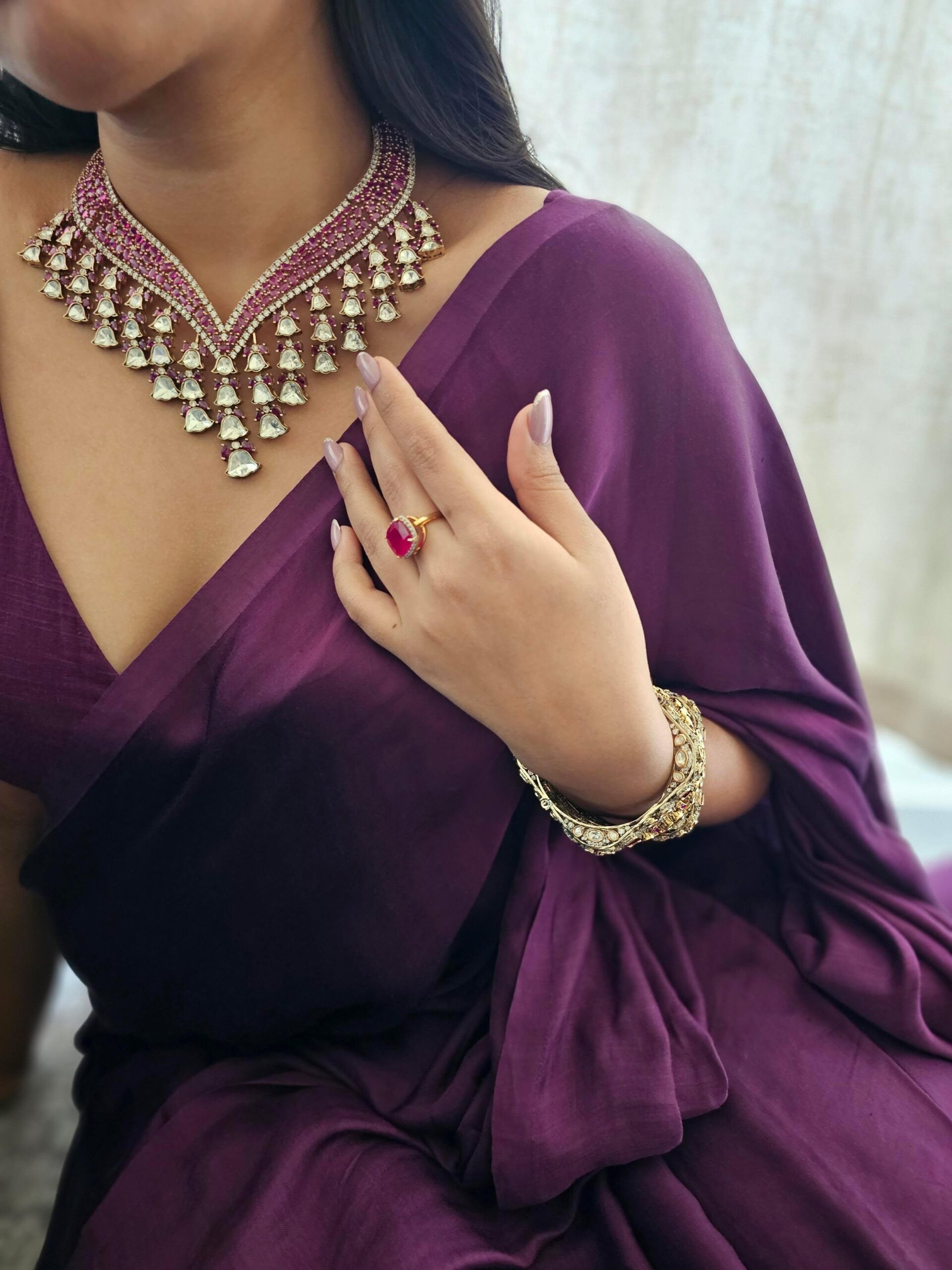 Nazariya Polki Necklace Thumbnail