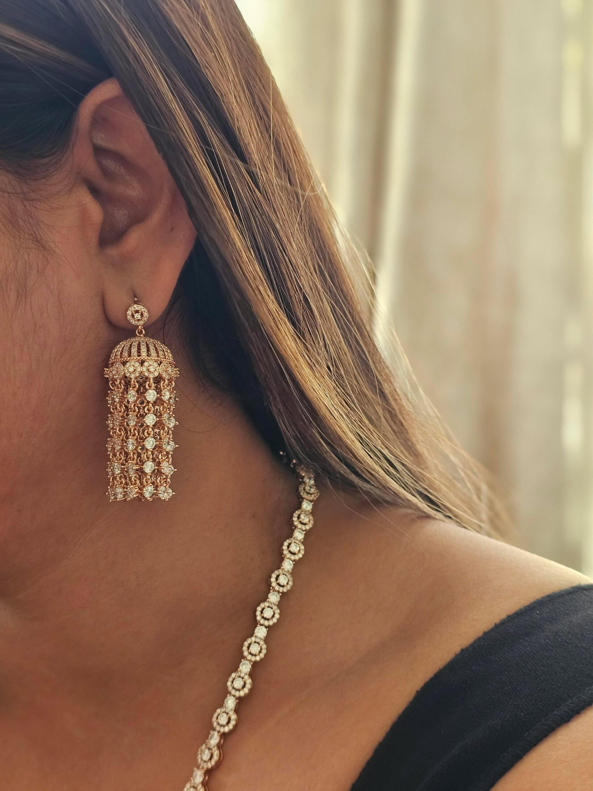 Darcy statement long necklace Thumbnail