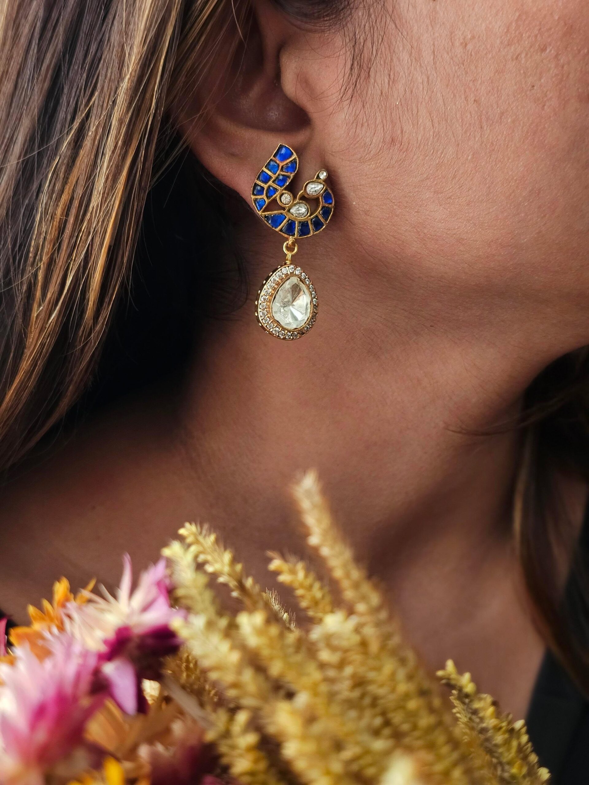 Morni Polki Earrings Thumbnail