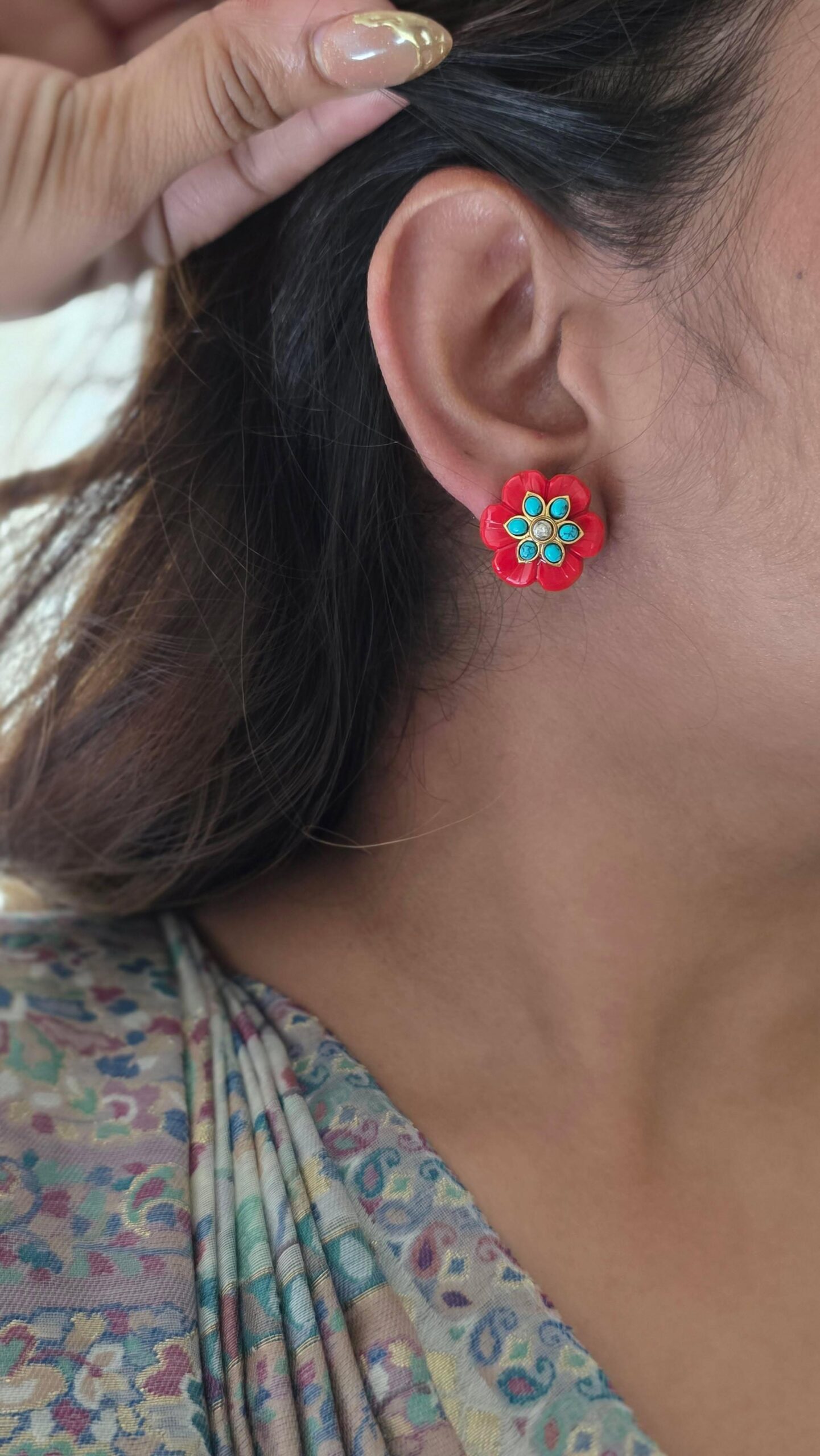 Phool Handcrafted Studs Thumbnail