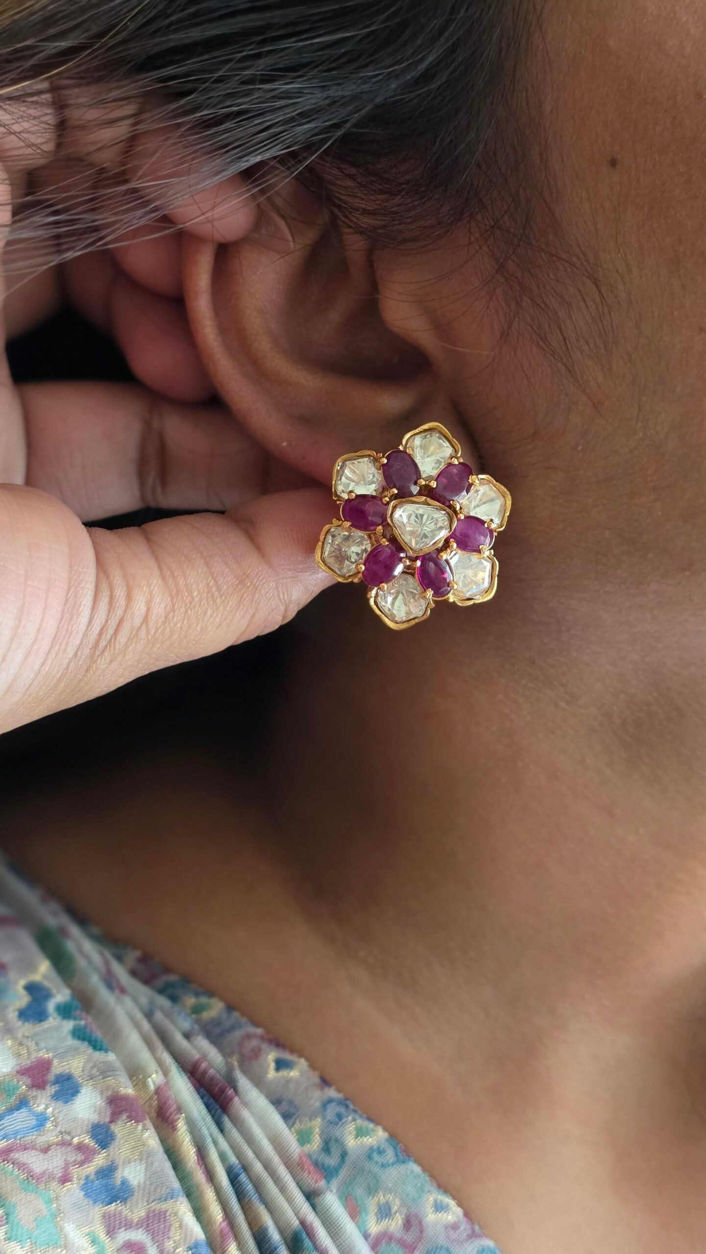 Hiya Polki Studs Thumbnail