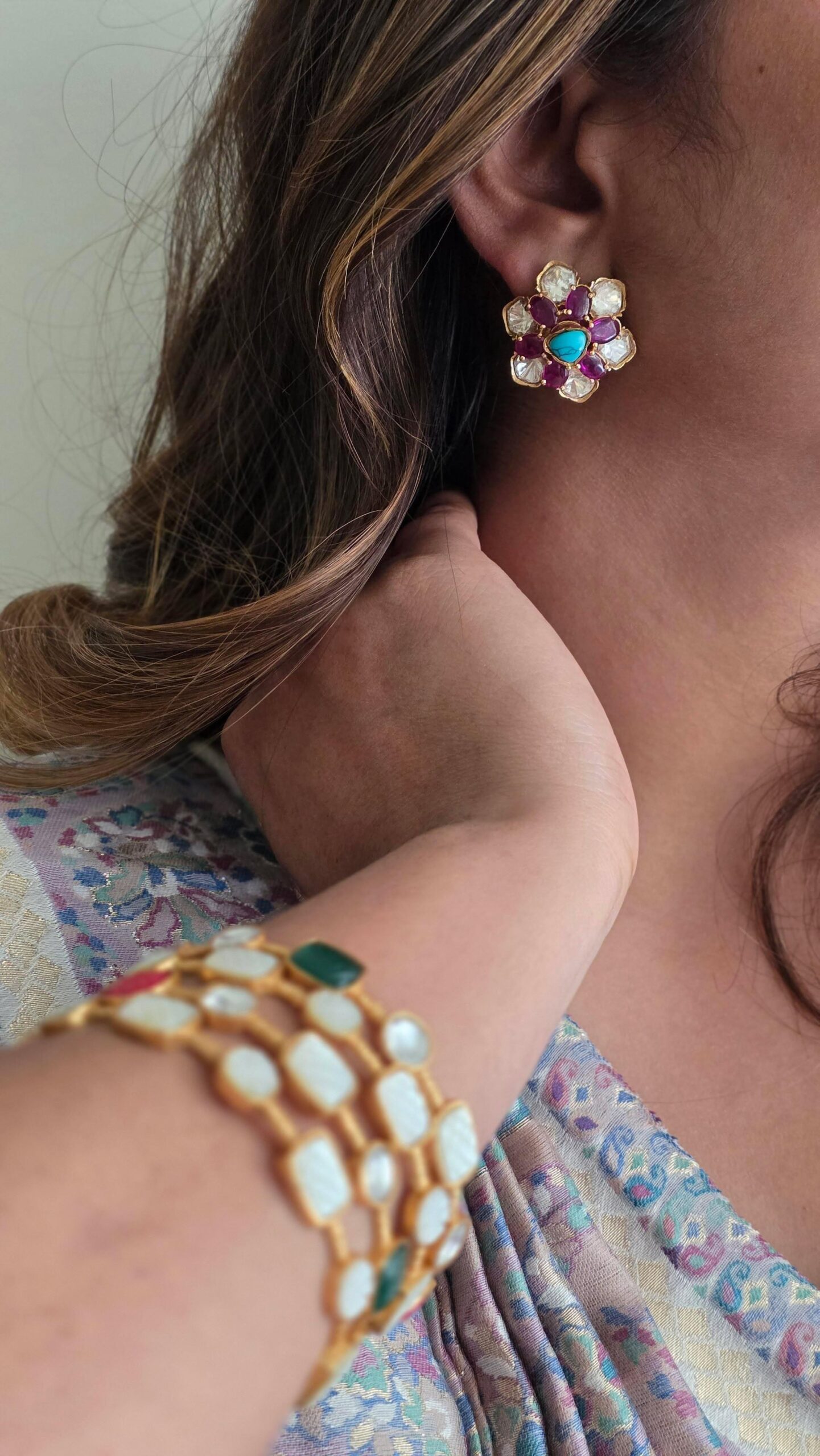 Hiya Polki Studs Thumbnail