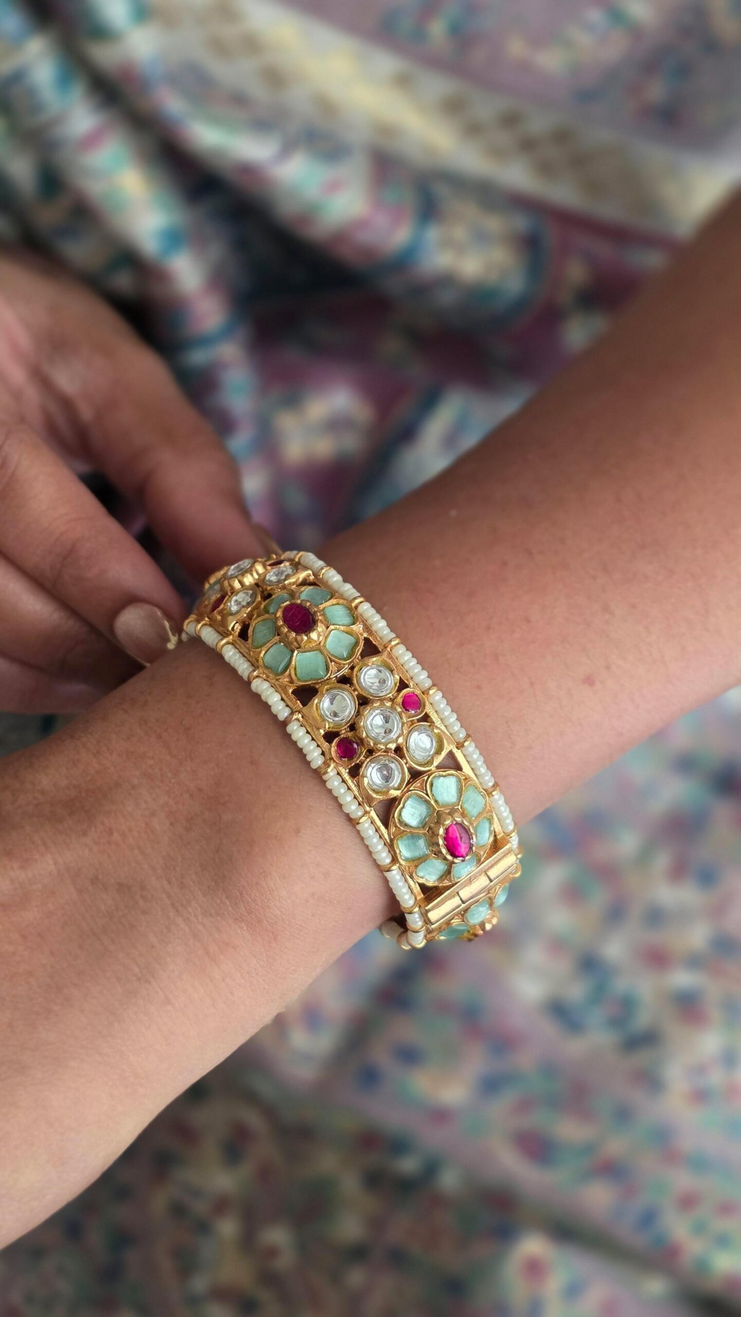 Geetika Handcrafted Openable Kada Thumbnail