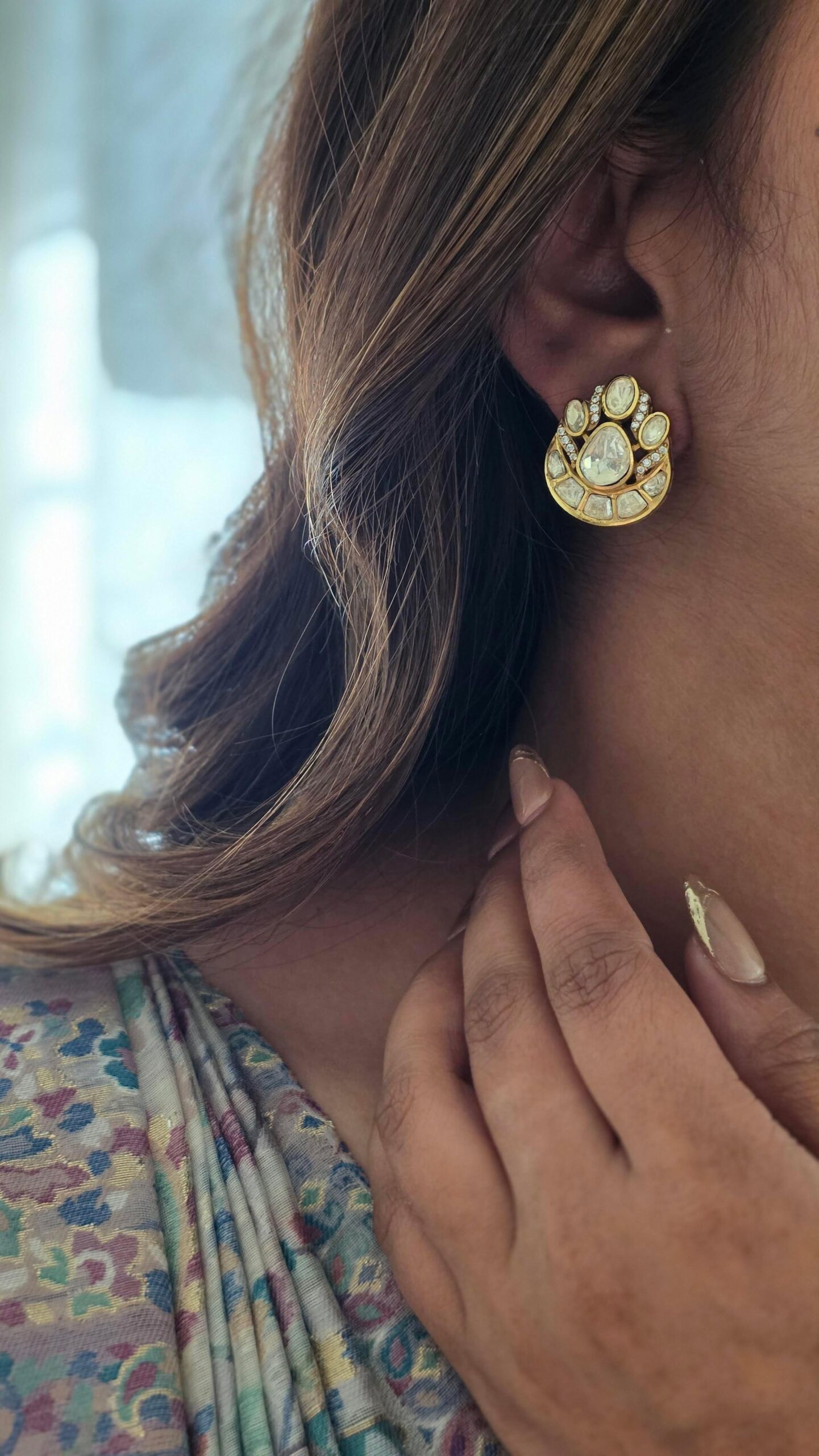 Stuti polki studs Thumbnail