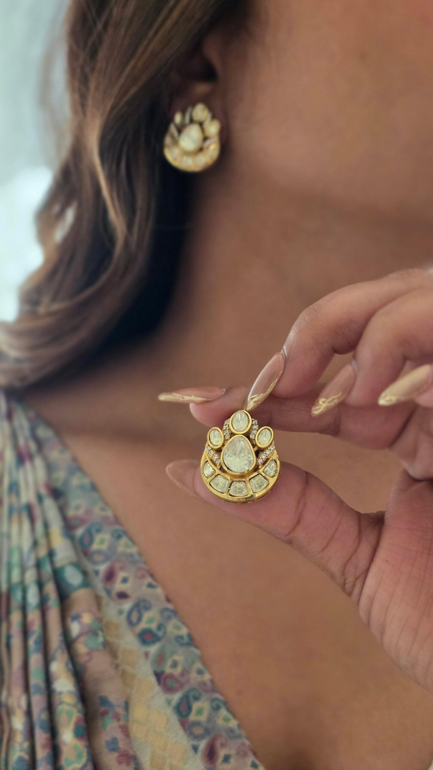 Stuti polki studs Thumbnail