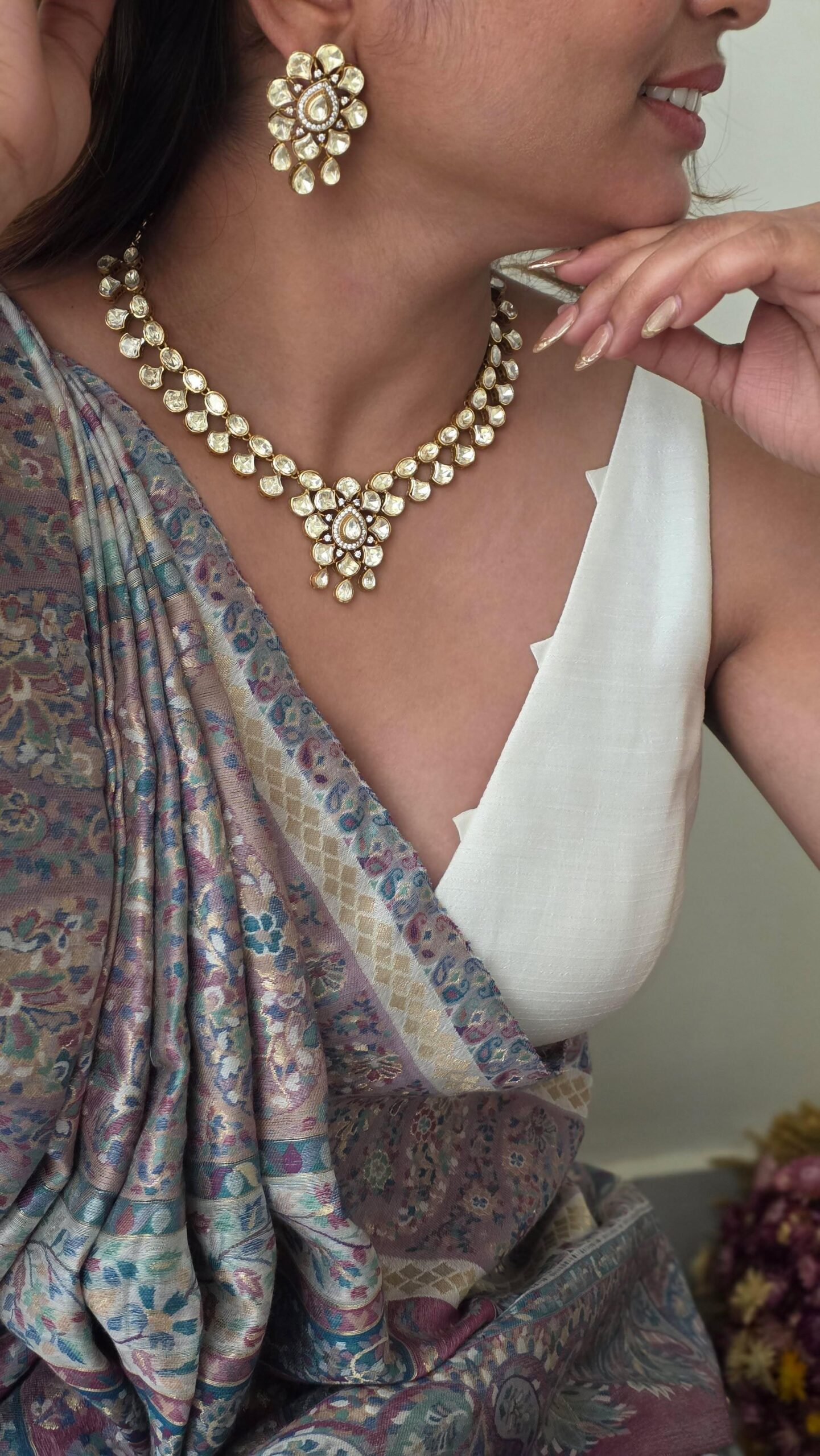 Hanika polki necklace Thumbnail