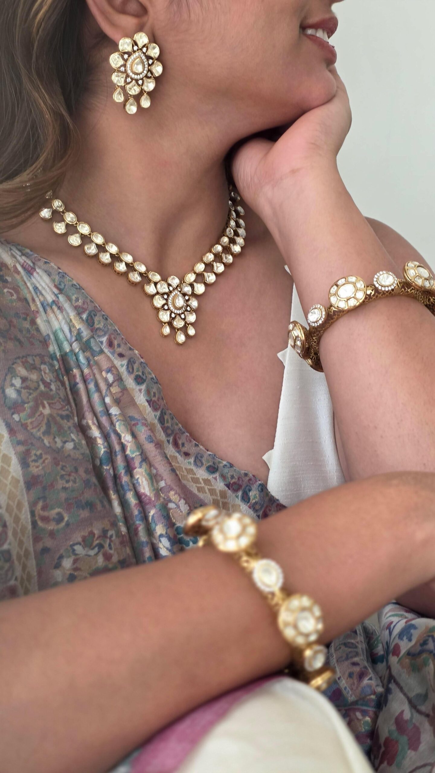 Hanika polki necklace Thumbnail