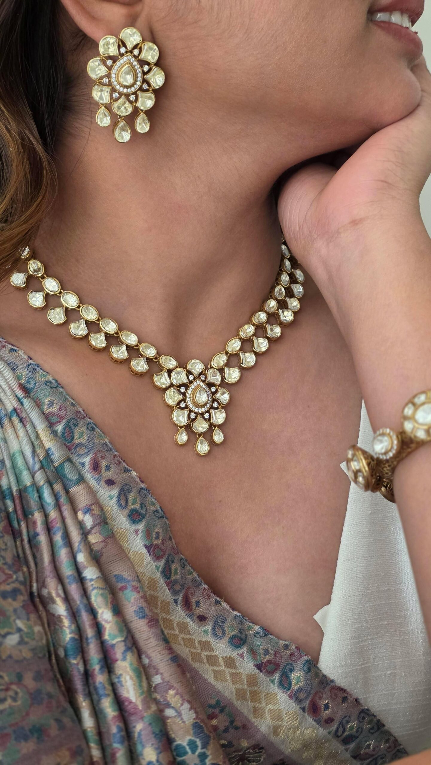 Hanika polki necklace Thumbnail