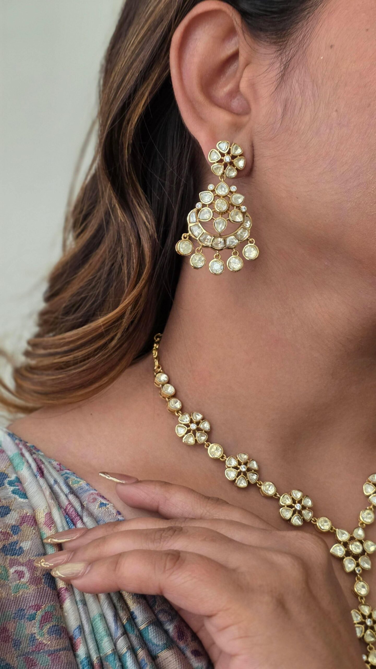 Sharvi polki necklace Thumbnail