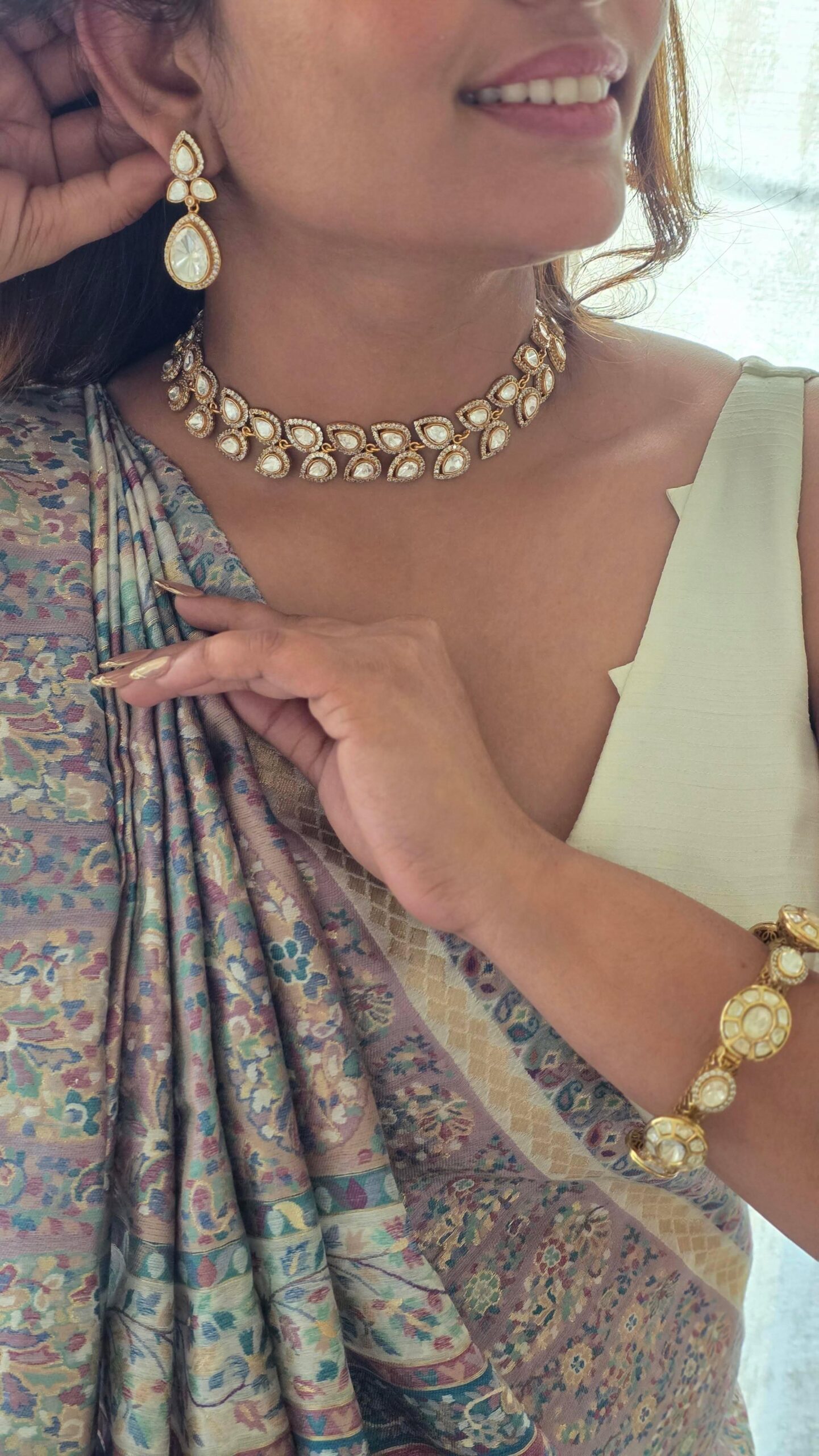 Prisha polki choker Thumbnail