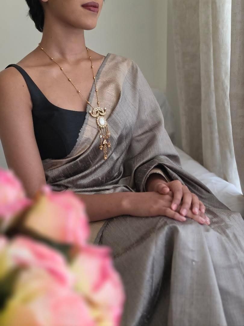Jaia Handcrafted delicate long necklace Thumbnail