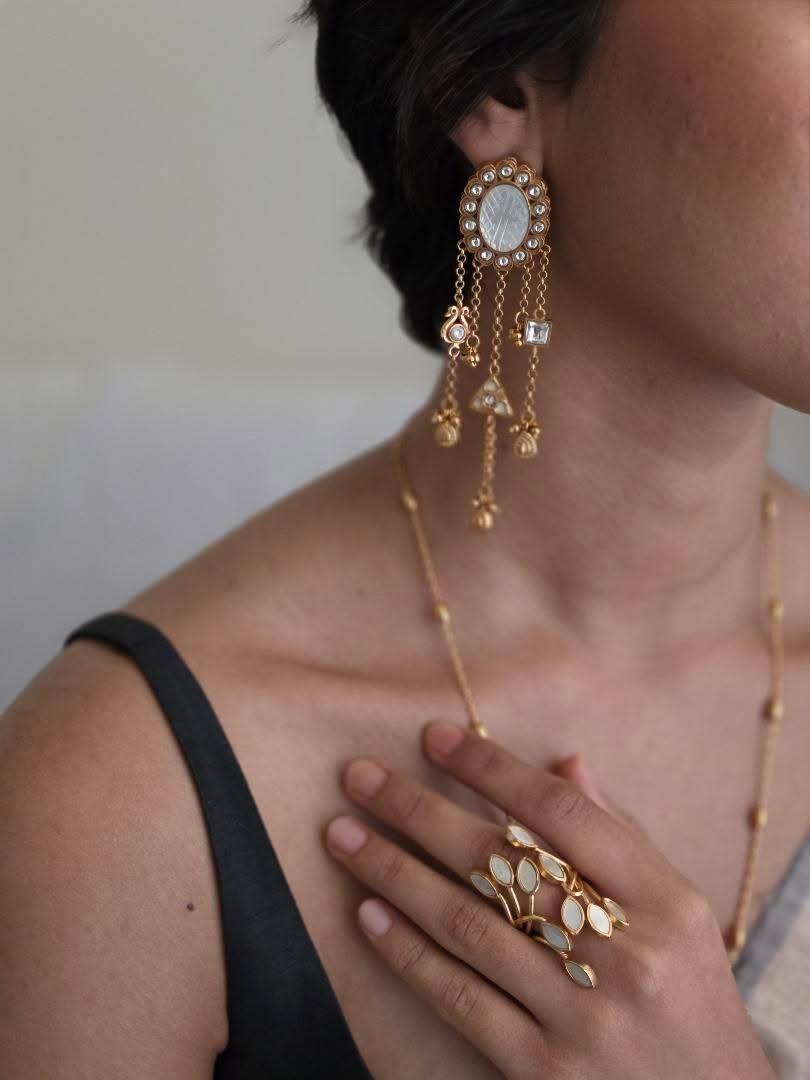 Jaia Handcrafted delicate long necklace Thumbnail