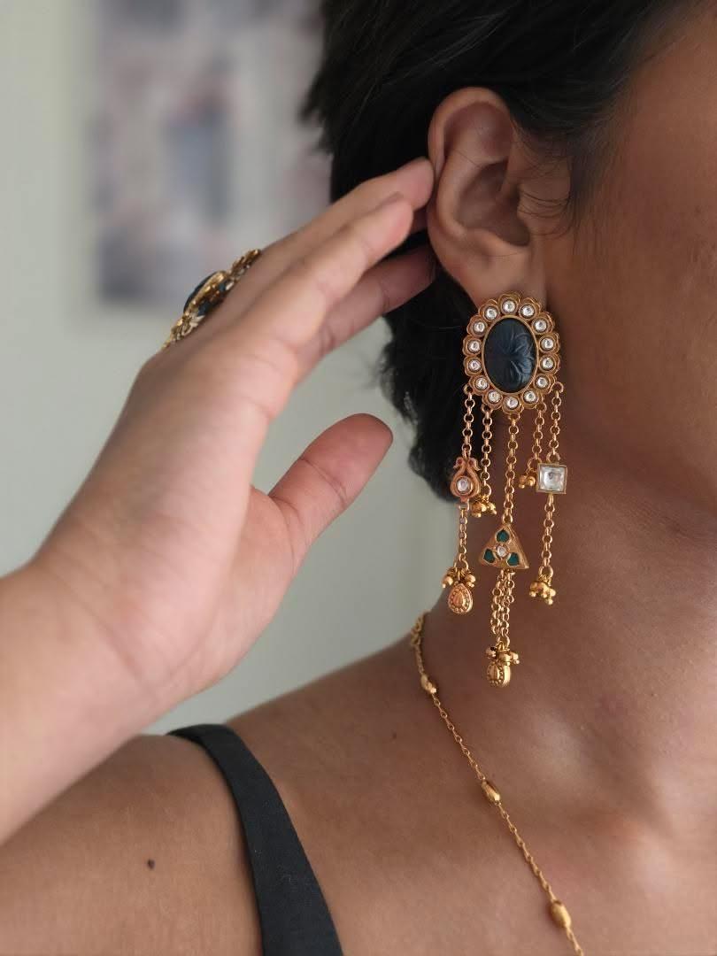 Jaia Handcrafted delicate long necklace Thumbnail
