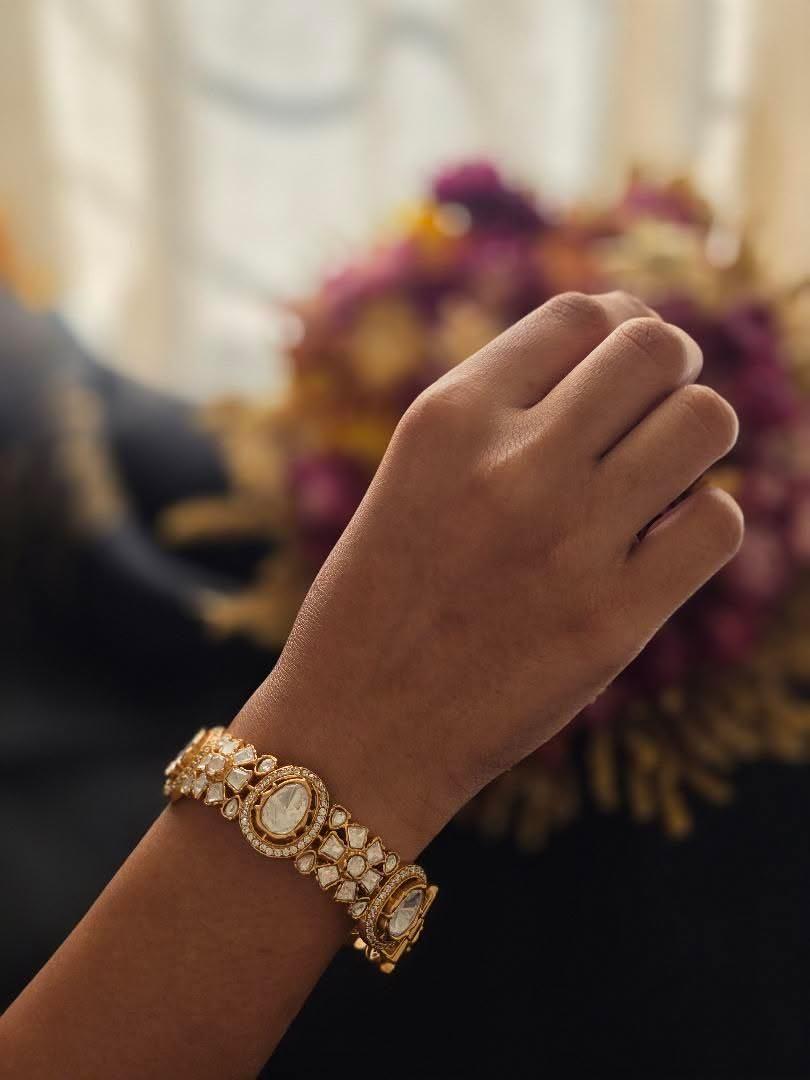 Saivi openable polki bangles Thumbnail