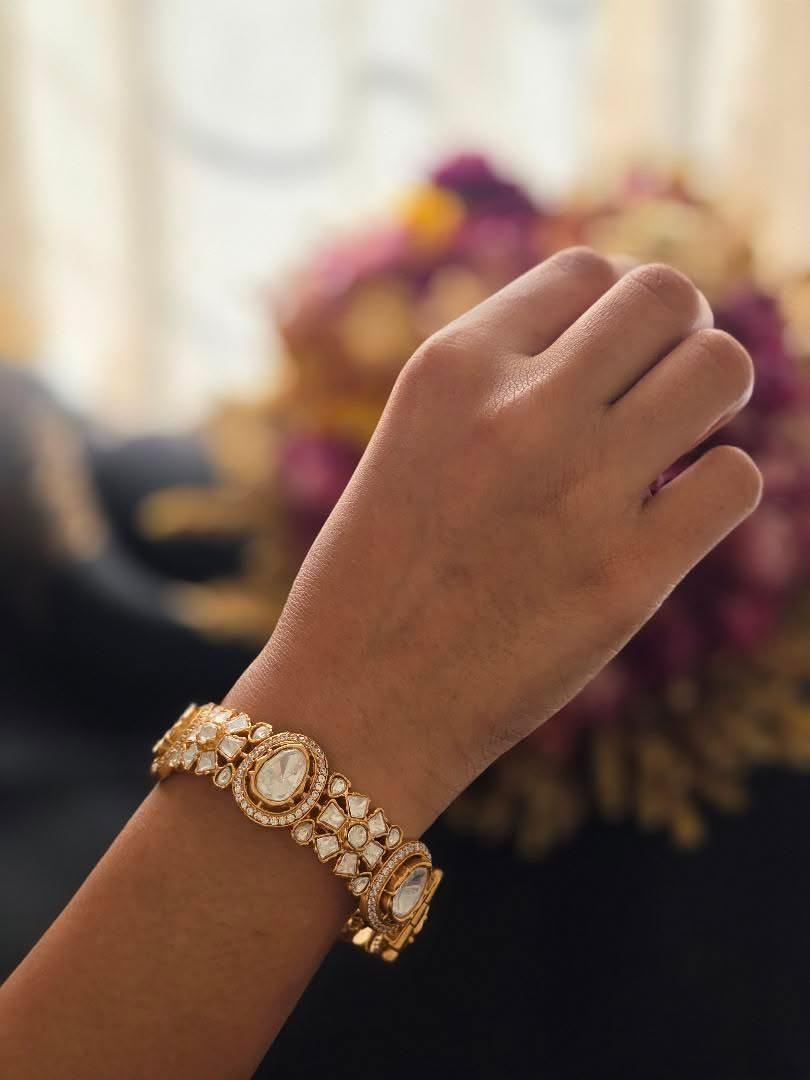 Saivi openable polki bangles Thumbnail