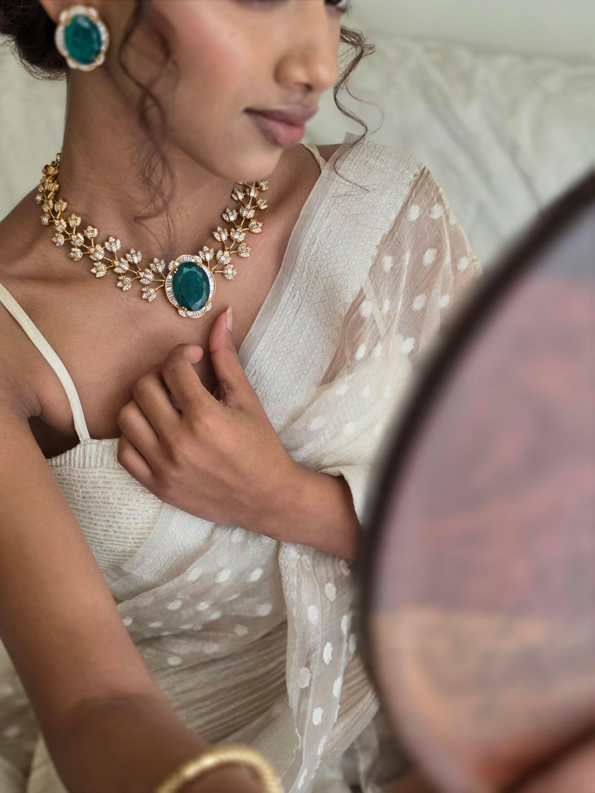 Rossie semi precious quartz necklace Thumbnail