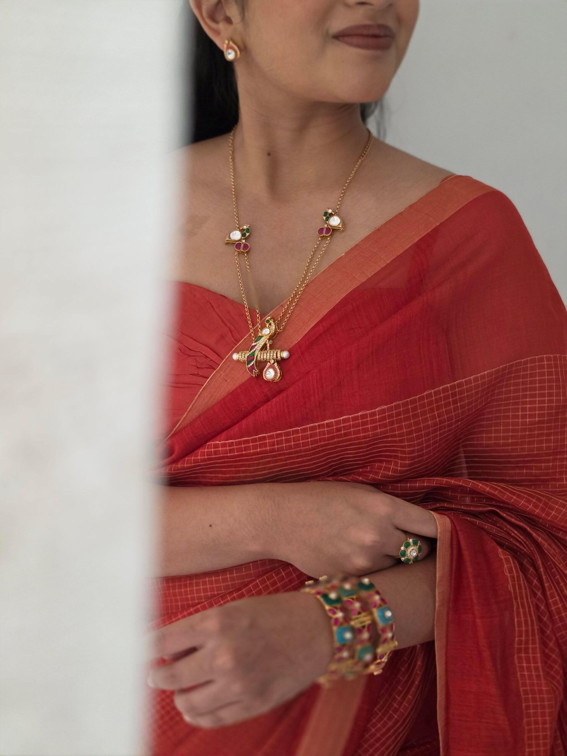 Vaishnavi delicate long necklace Thumbnail