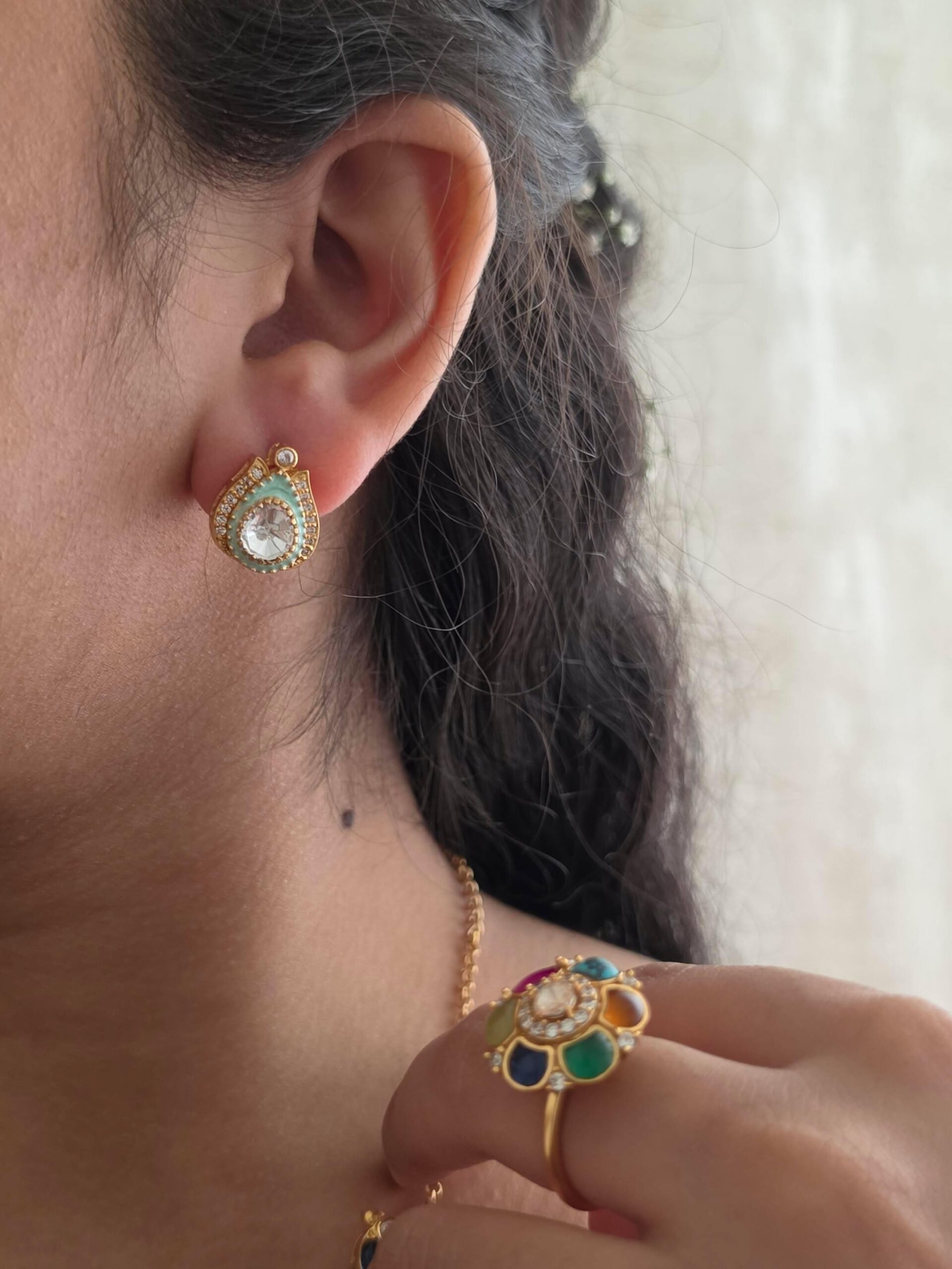 Vaishnavi delicate long necklace Thumbnail