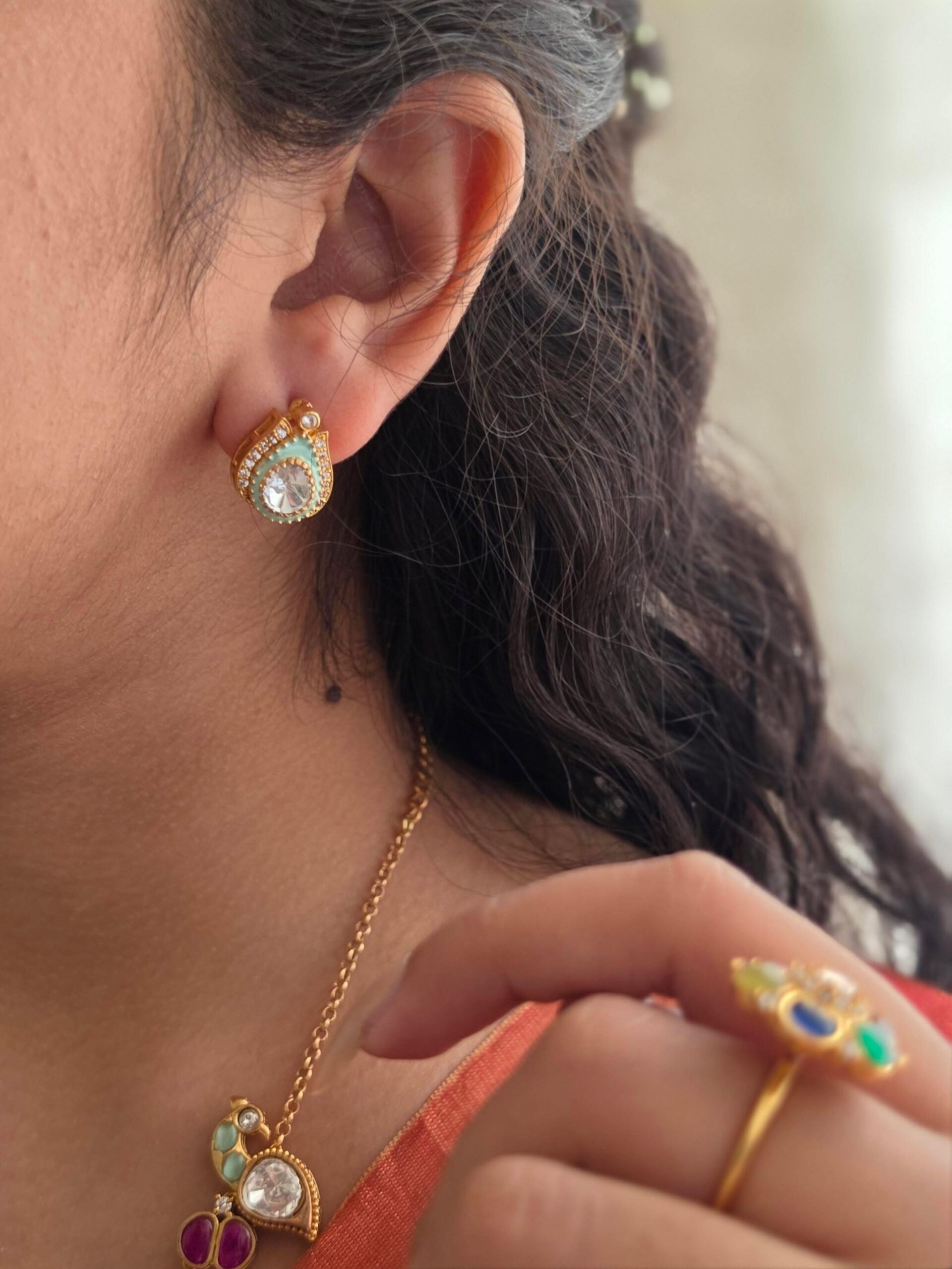 Vaishnavi delicate long necklace Thumbnail