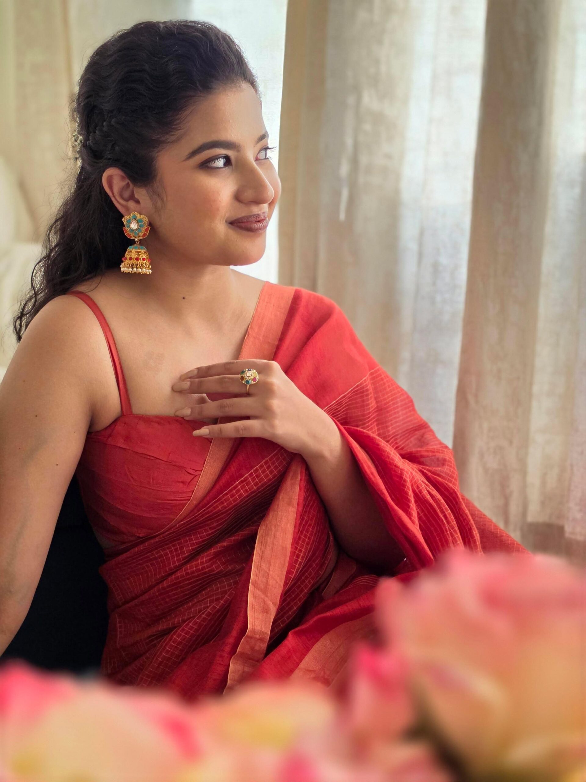 Saivi handcrafted jhumki Thumbnail