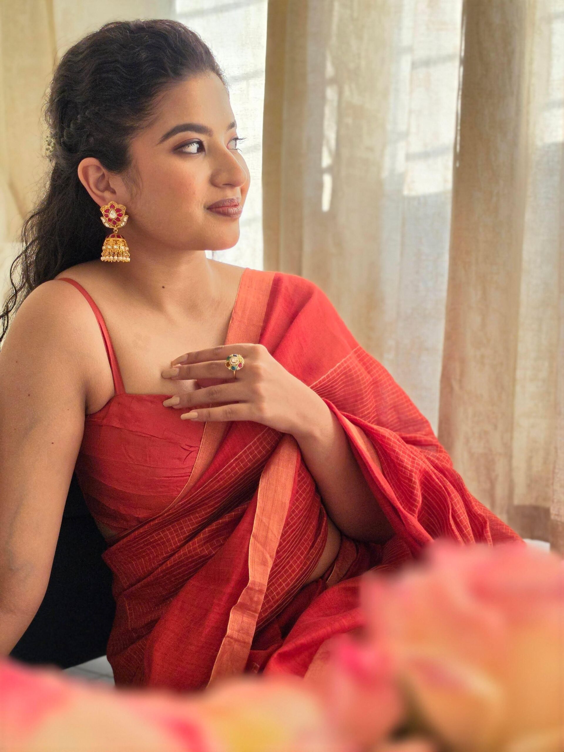 Saivi handcrafted jhumki Thumbnail