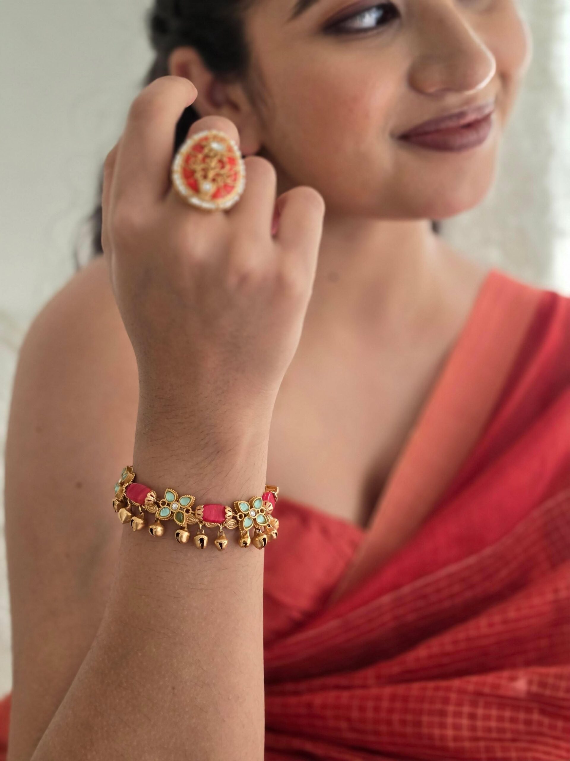 Bhuvi handcrafted ring Thumbnail