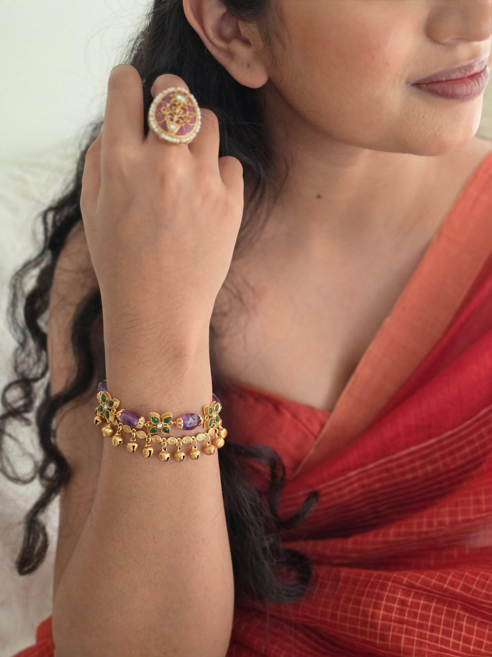 Bhuvi handcrafted ring Thumbnail