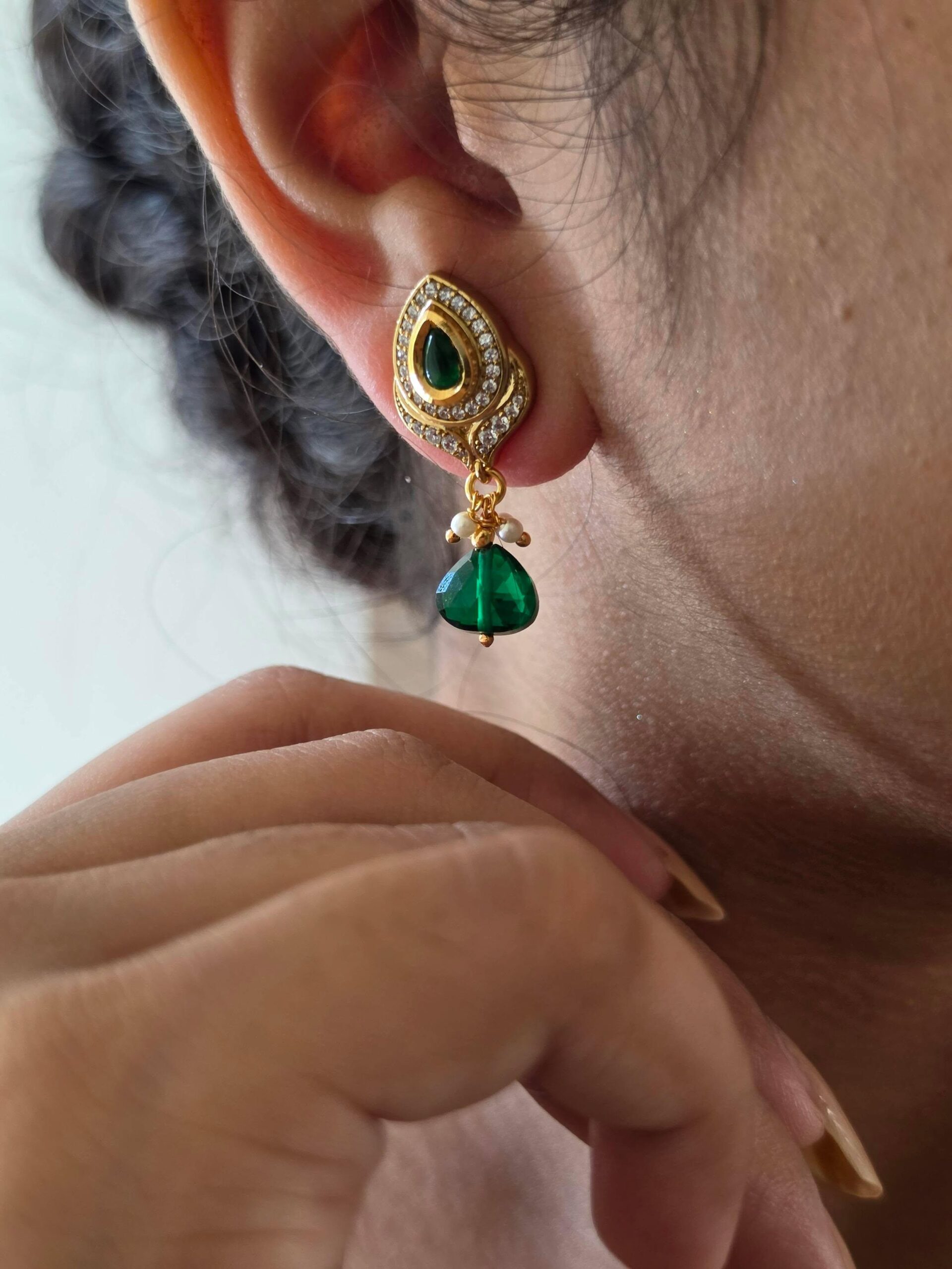Veda polki earrings Thumbnail