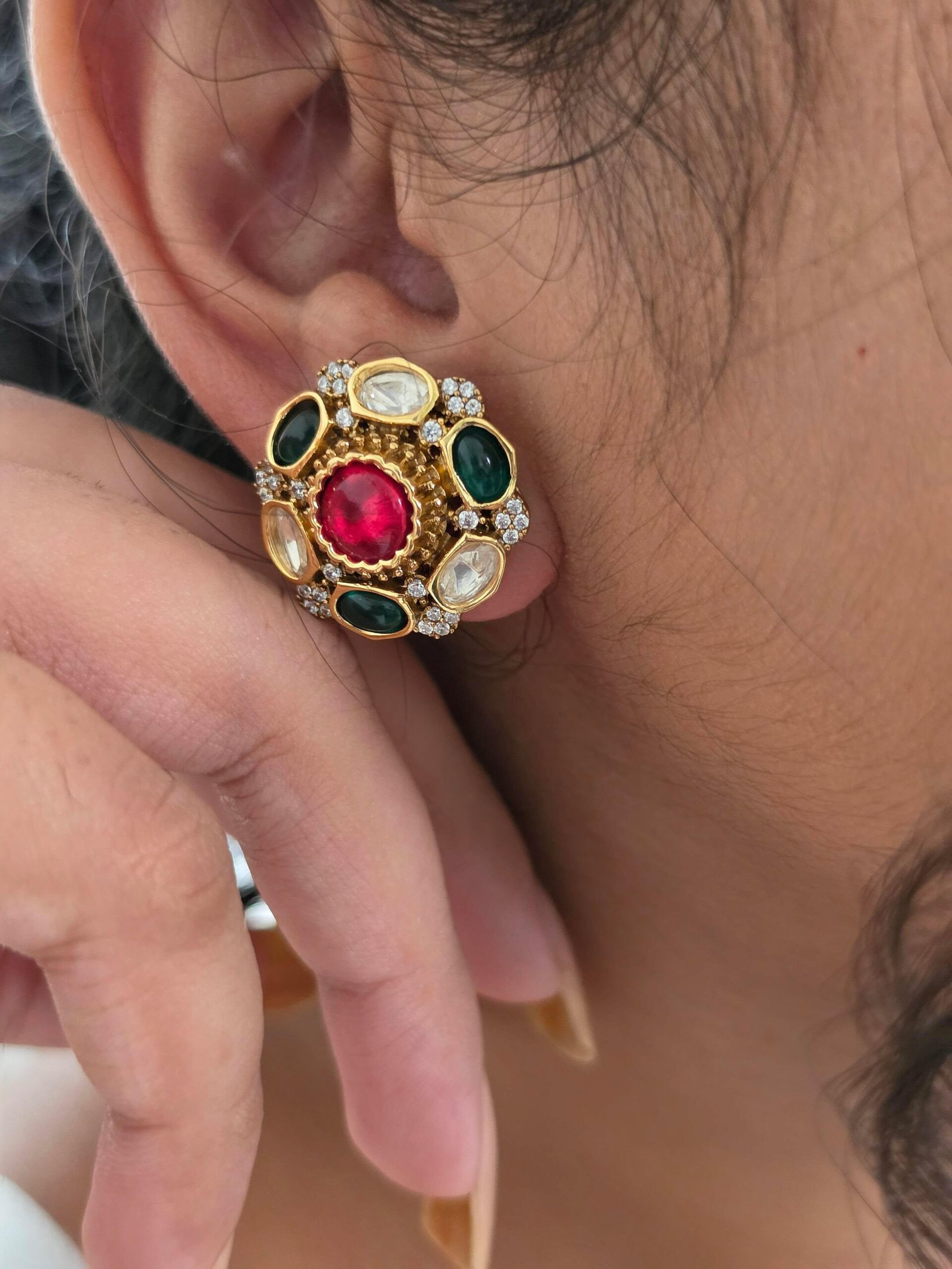 Nita polki studs Thumbnail