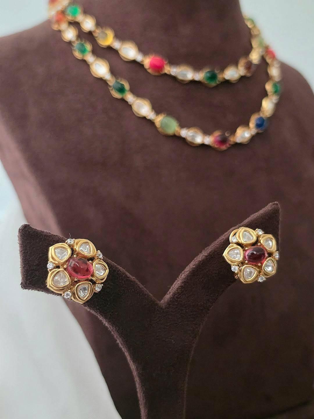 Raaga Navratna String Necklace Thumbnail