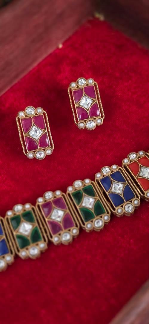 Meher handcrafted choker Thumbnail