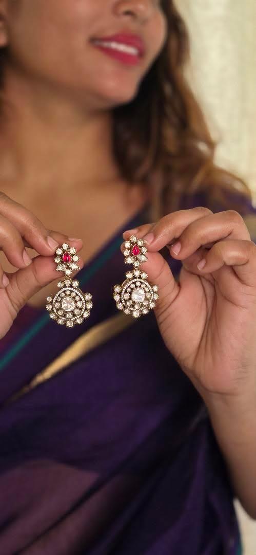 Shruti polki earrings Thumbnail