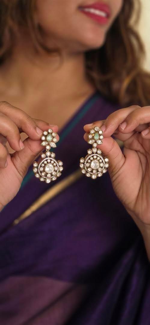 Shruti polki earrings Thumbnail