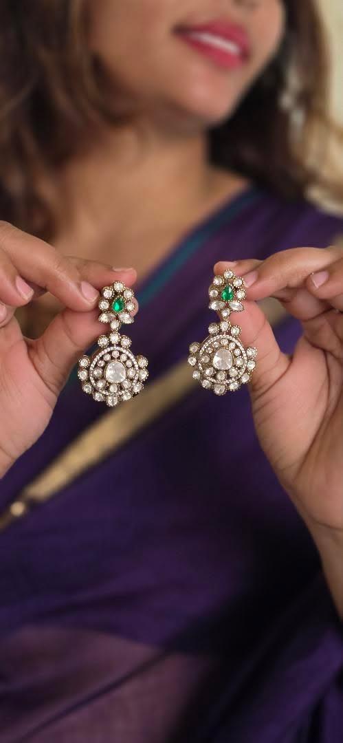 Shruti polki earrings Thumbnail