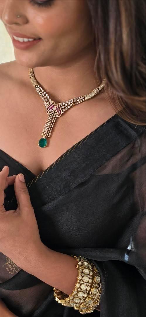 Julia polki necklace Thumbnail