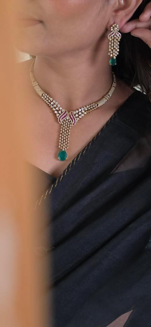 Julia polki necklace Thumbnail