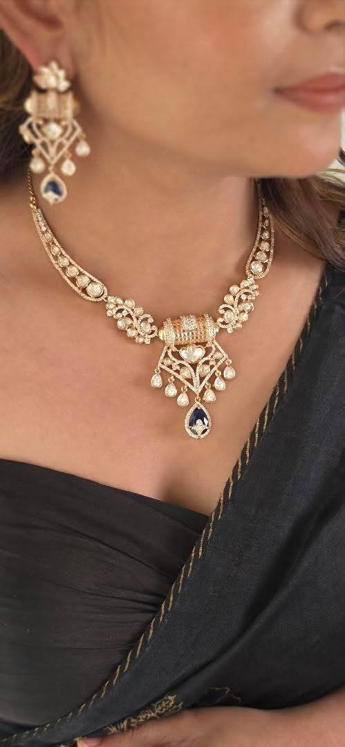 Zariah polki necklace Thumbnail