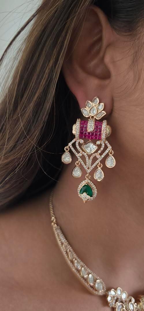 Zariah polki necklace Thumbnail