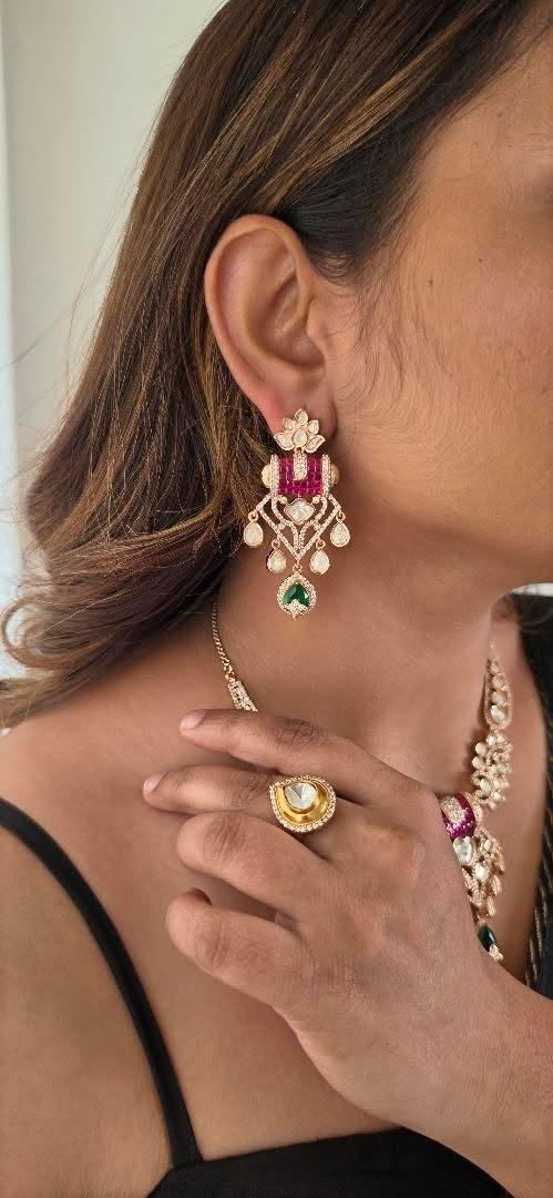Zariah polki necklace Thumbnail